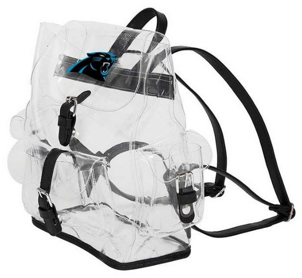 The Northwest NFL Carolina Panthers Lucia Clear Backpack Stadium Event Approved