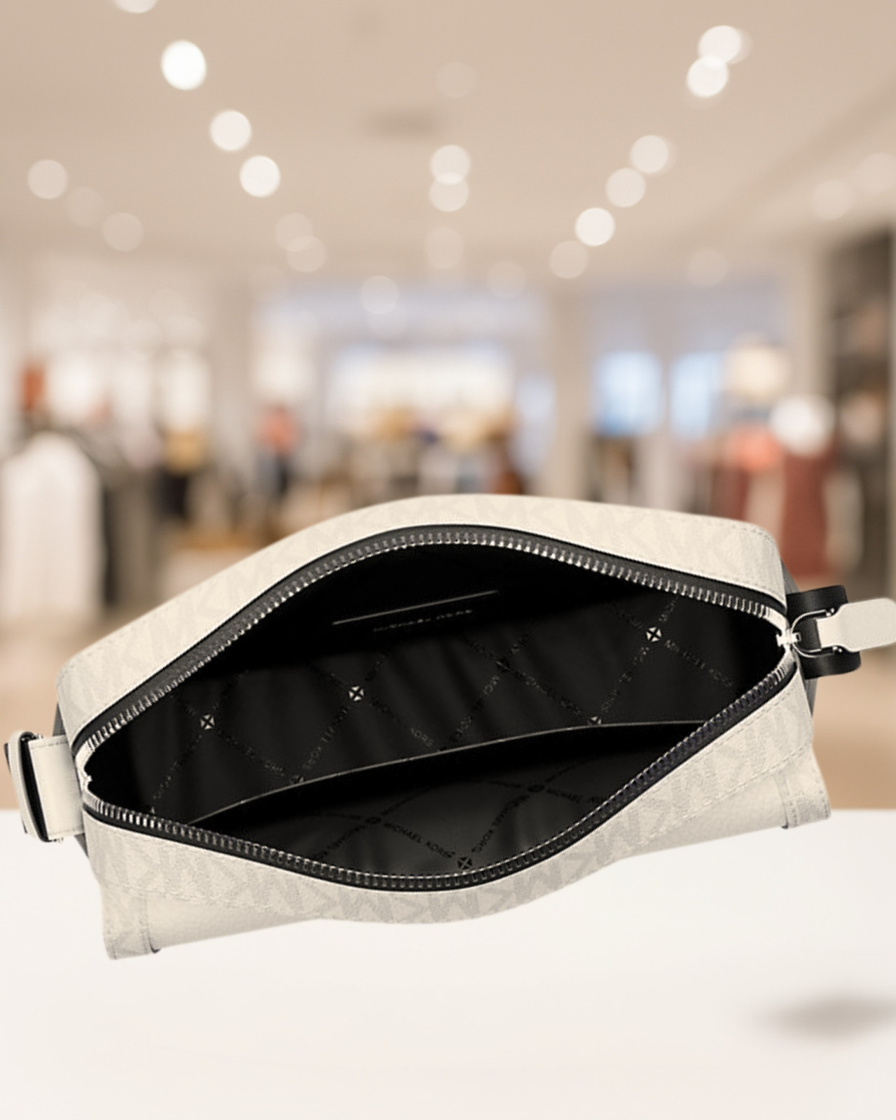 Michael Kors Cooper Men MD Leather & Logo Flap Camera Crossbody Bag Variation