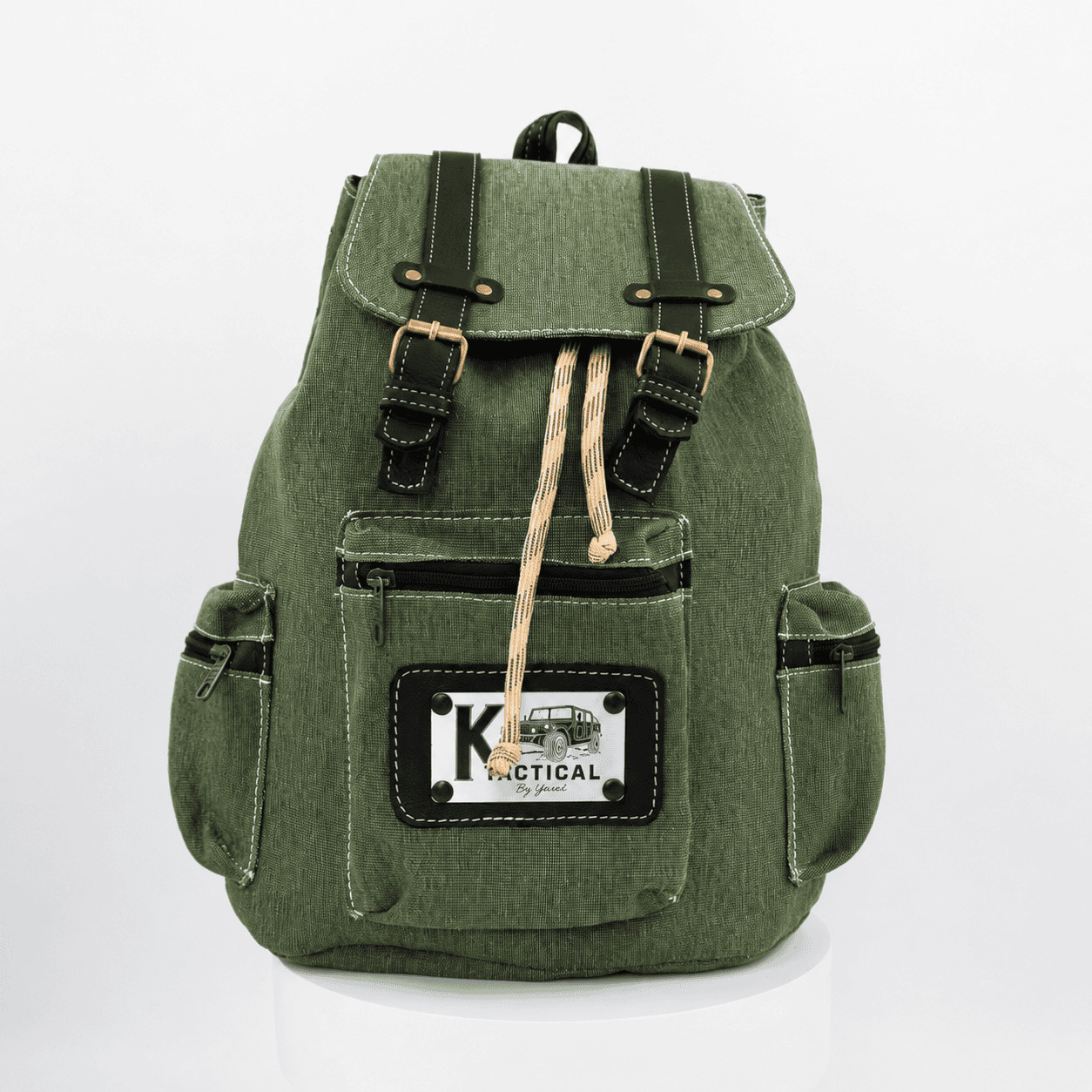Ktactical USA Canvas Backpack with Buckles