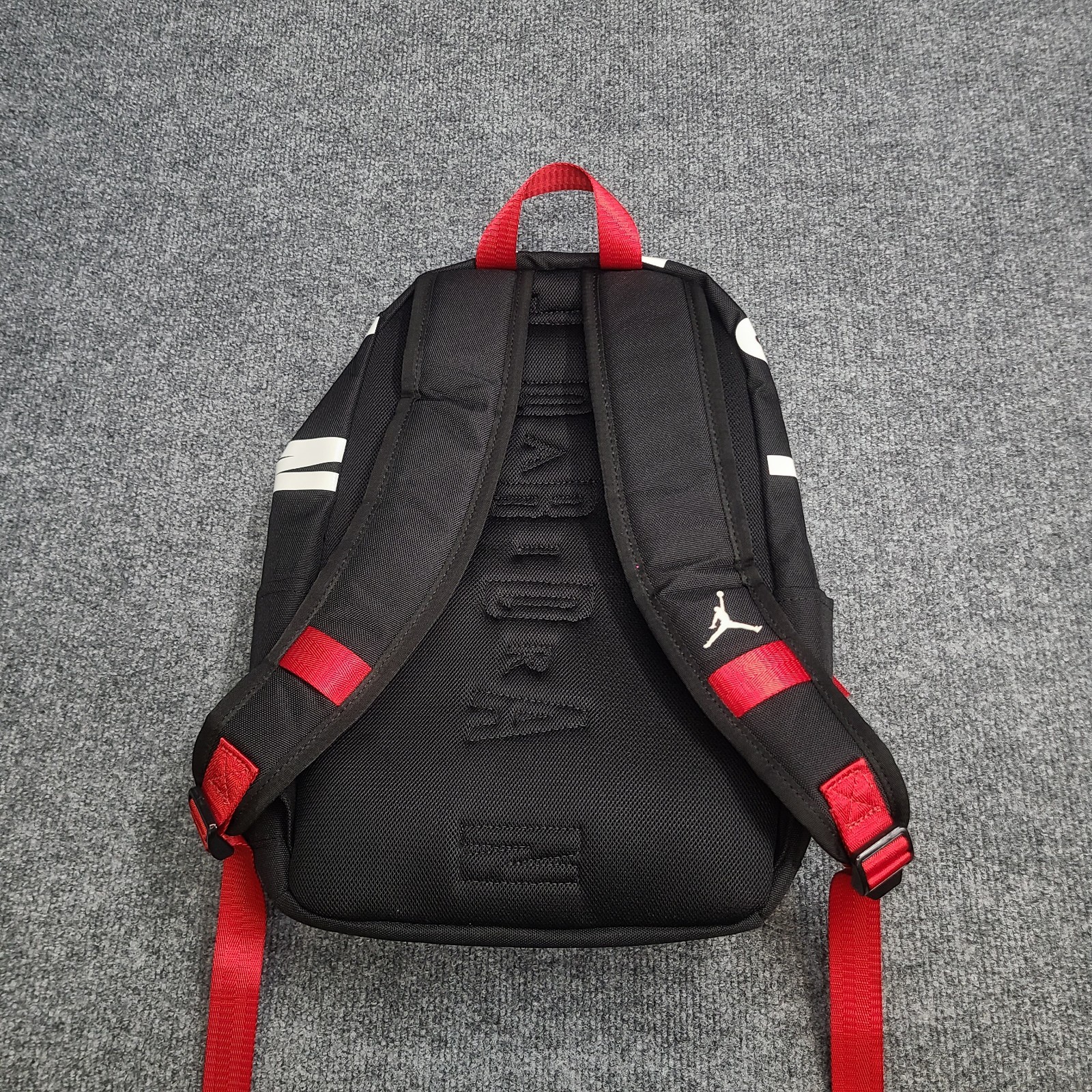 Jordan Backpack Medium Black Red Nike Air Patrol 15in Laptop School Bag Jumpman