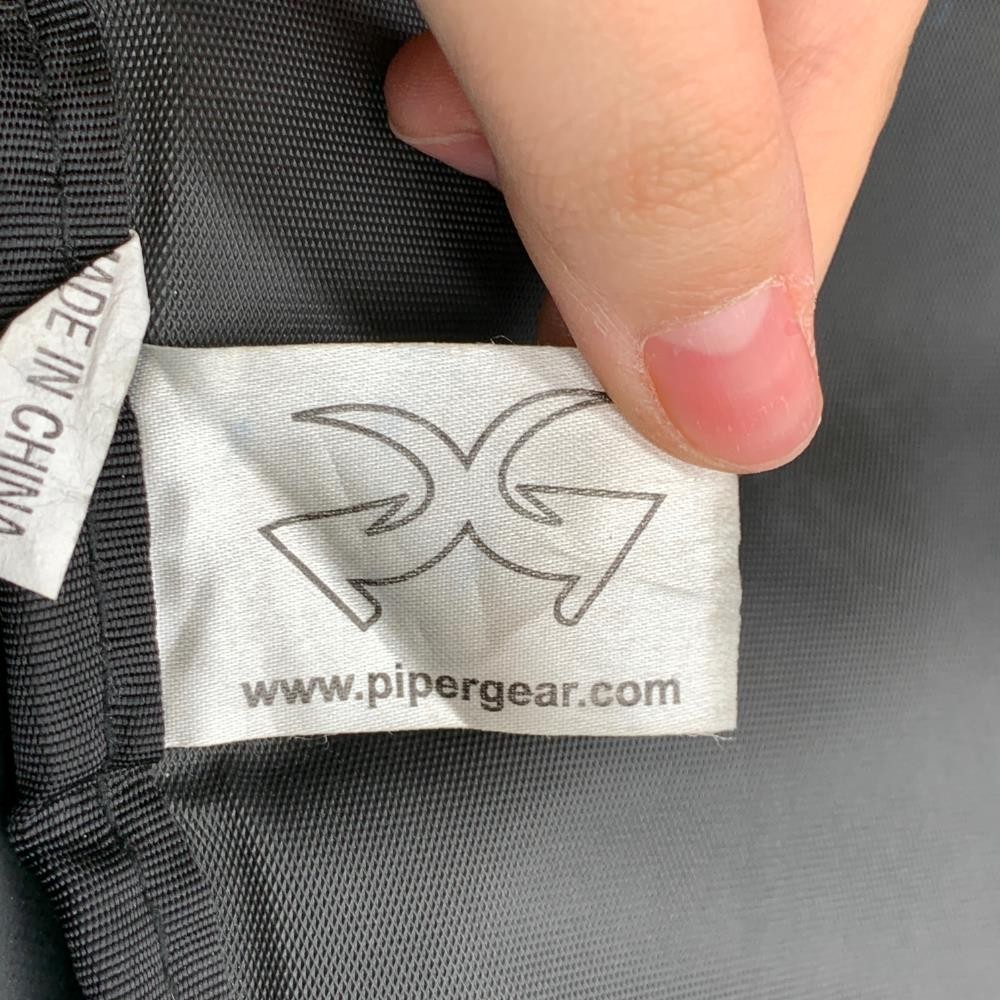 Piper Gear Men’s Backpack Black Adjustable Strap Rucksack Bugout Outdoor Bag