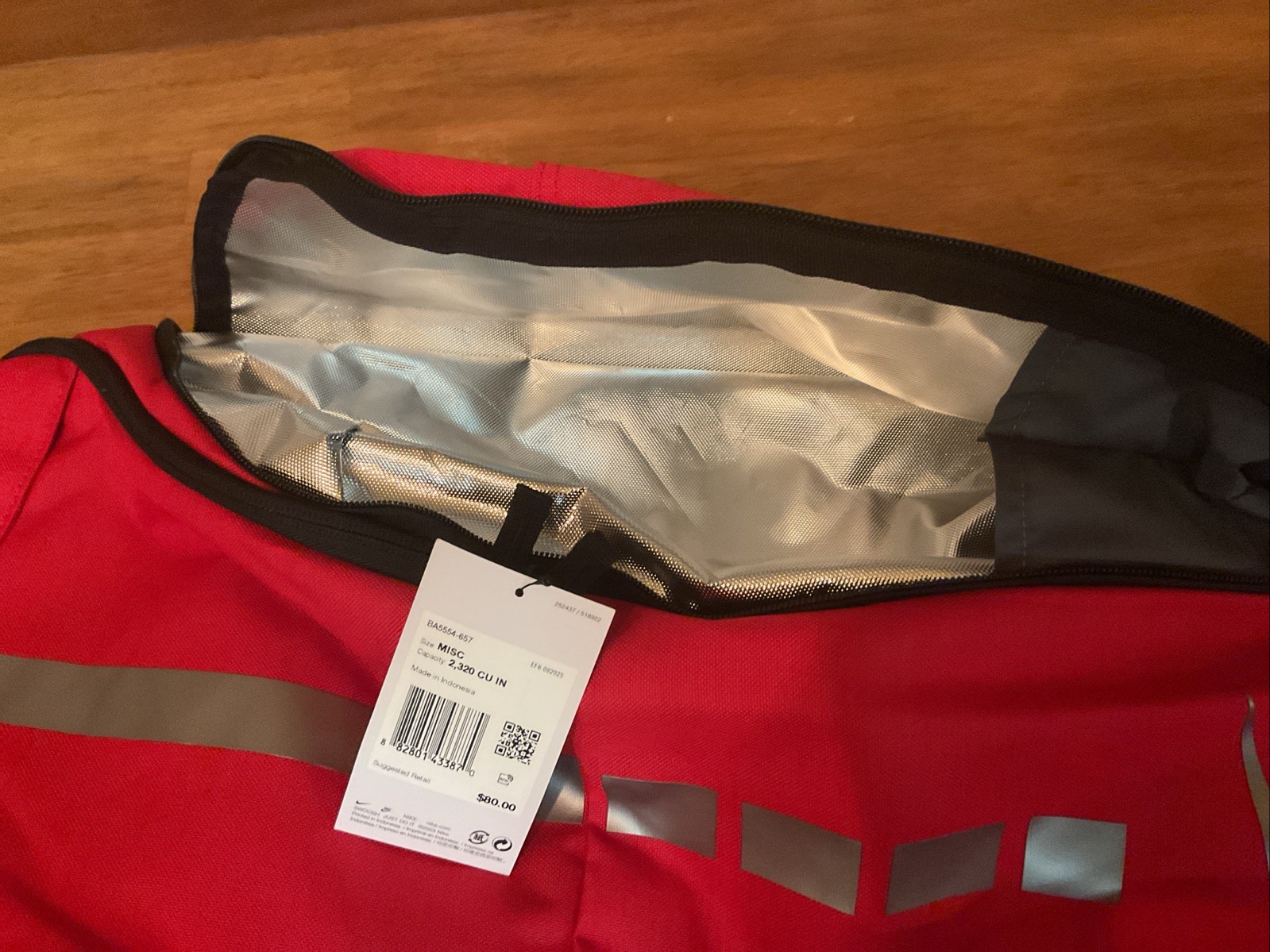 Nike Hoops Elite Pro Basketball Backpack Red Black Silver School