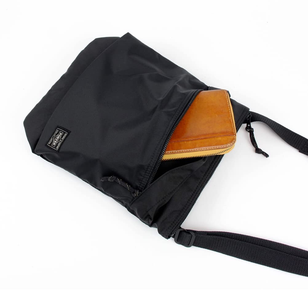 PORTER FORCE Black Shoulder Bag, Mini Shoulder Bag, Water-Repellent, 855-05901