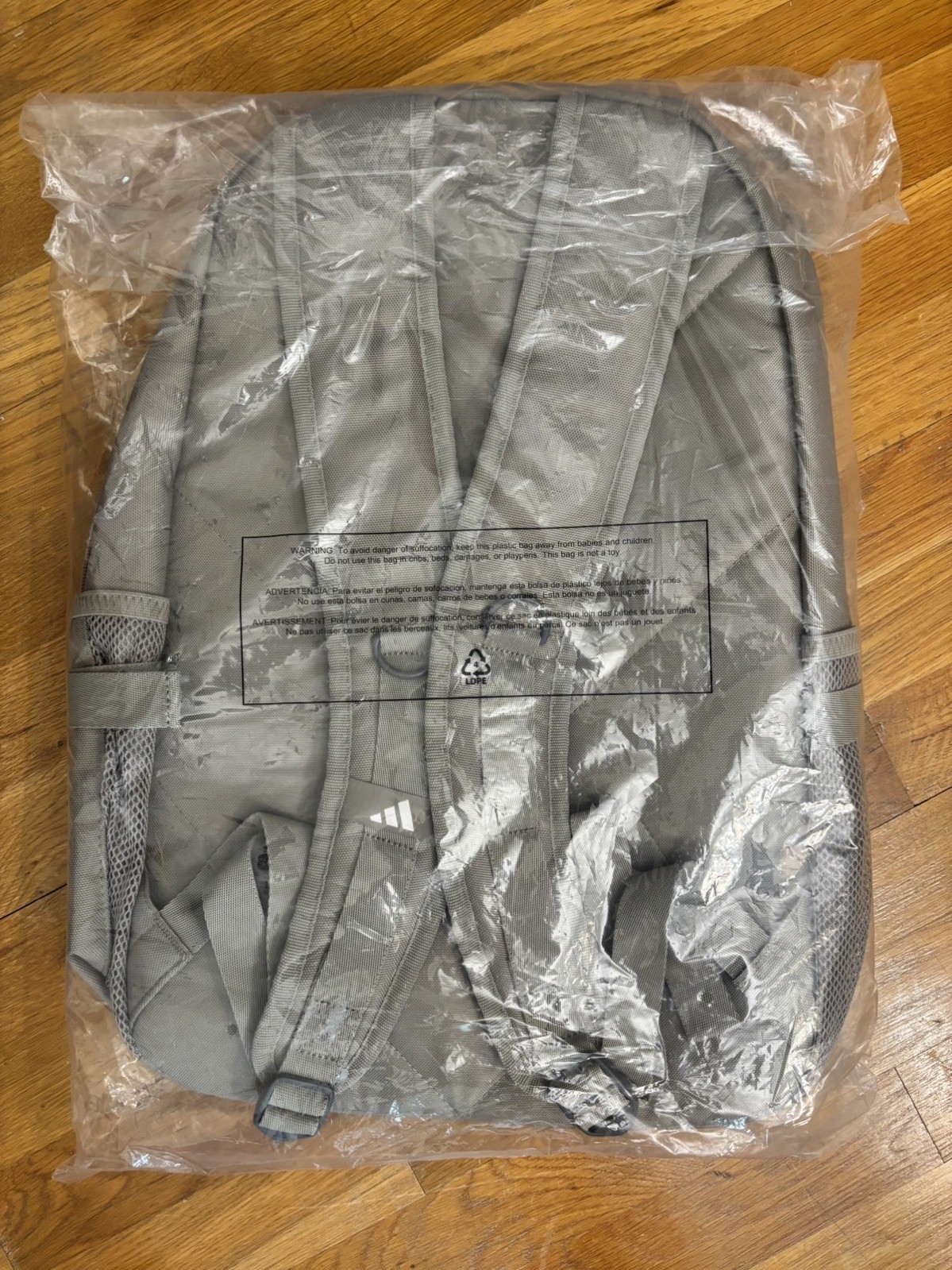 Adidas Interval Backpack Gray Putty Brand New Unused laptop 16 inch
