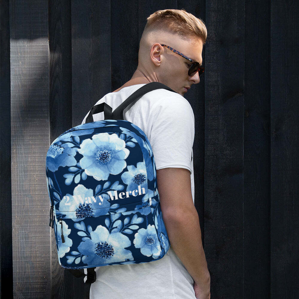 2 Wavy Blu Backpack