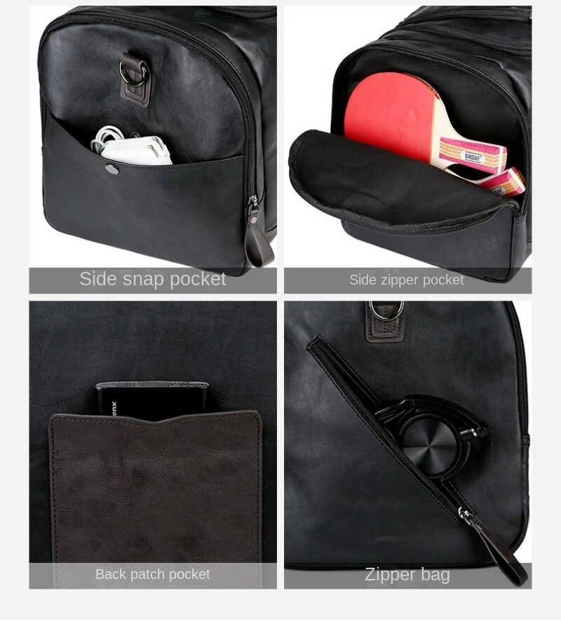 Men’s Large Capacity Multifunctional Business Travel Bag Handbag Shoulder Bag
