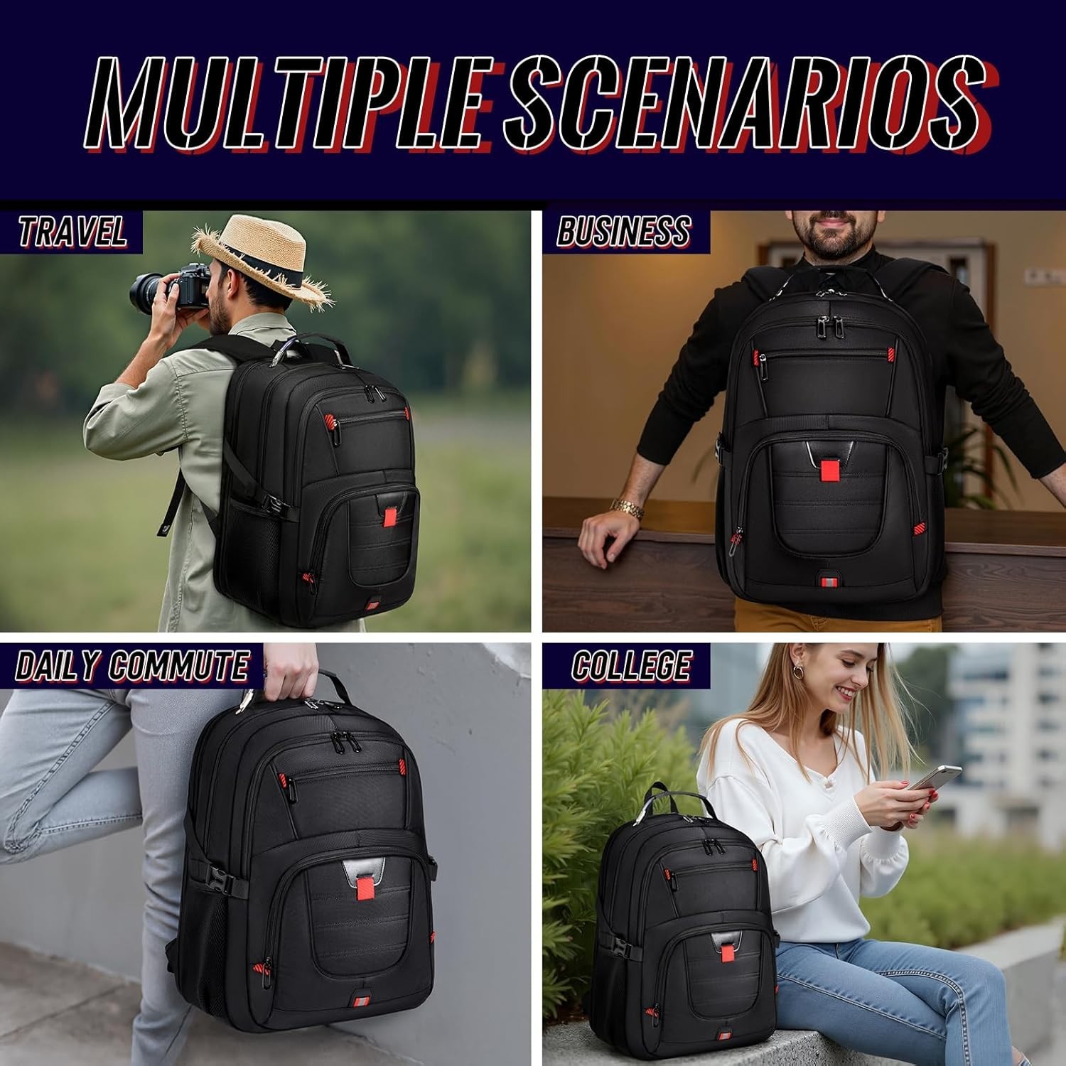 Extra Large Laptop Backpack Extra Large TSA Friendly Travel Backpack xx152