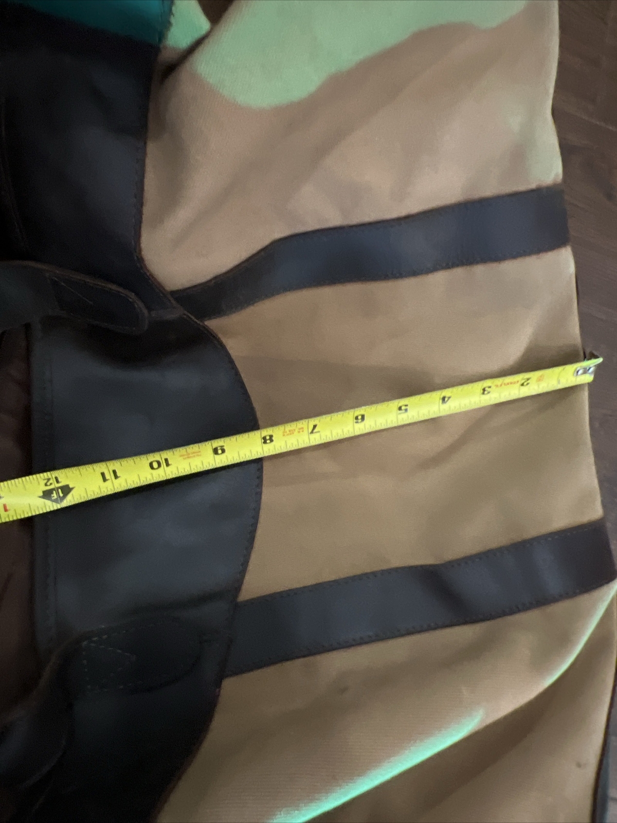 Canyon Outback Jeffries Leather Canvas Duffle Bag 21x12x9