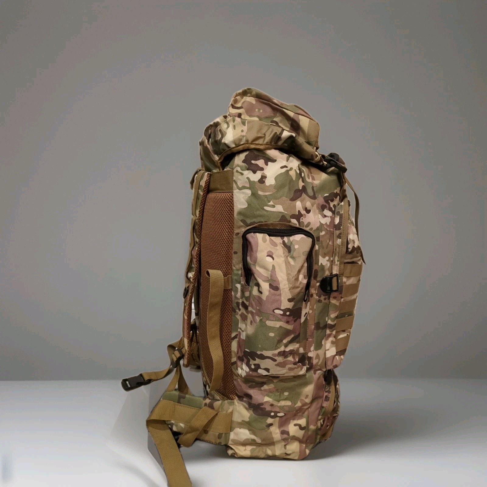 Camouflage Backpack Extra Large 6 Pockets 30″ × 16″ × 15″ New Camo Tactical Camp