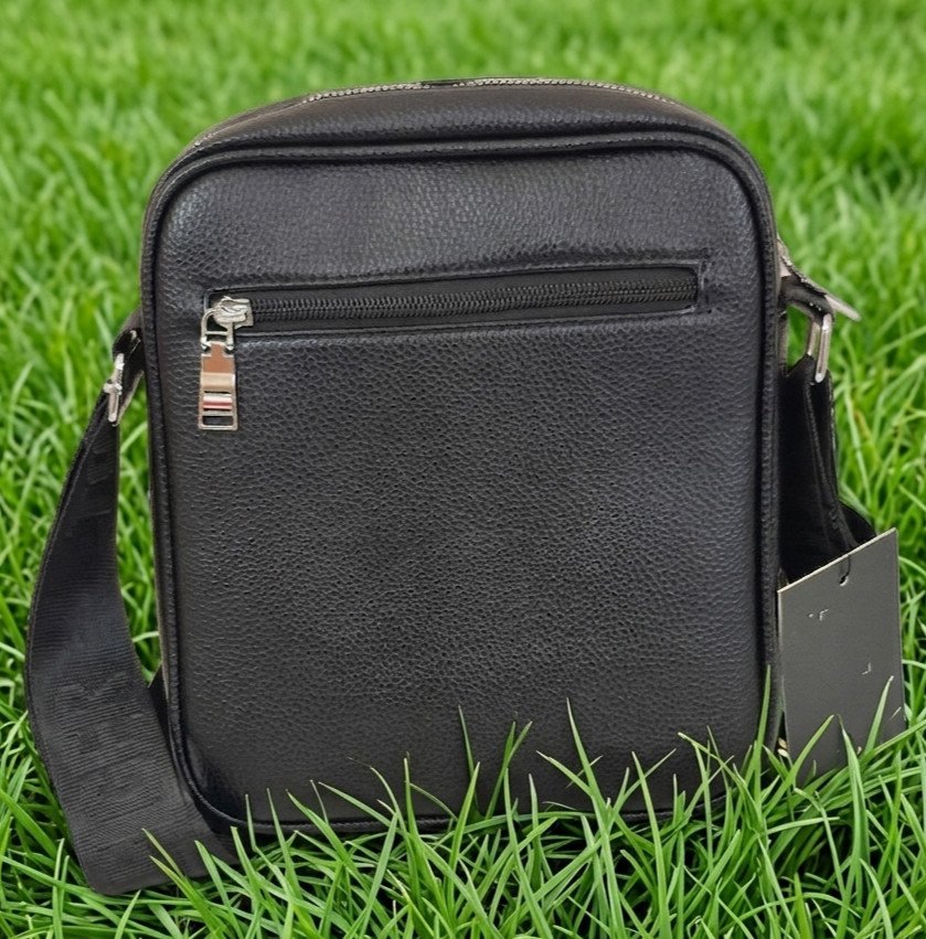 Tommy Hilfiger Black Color Crossbody Shoulder Bag For Men ( Adjustable Strap )