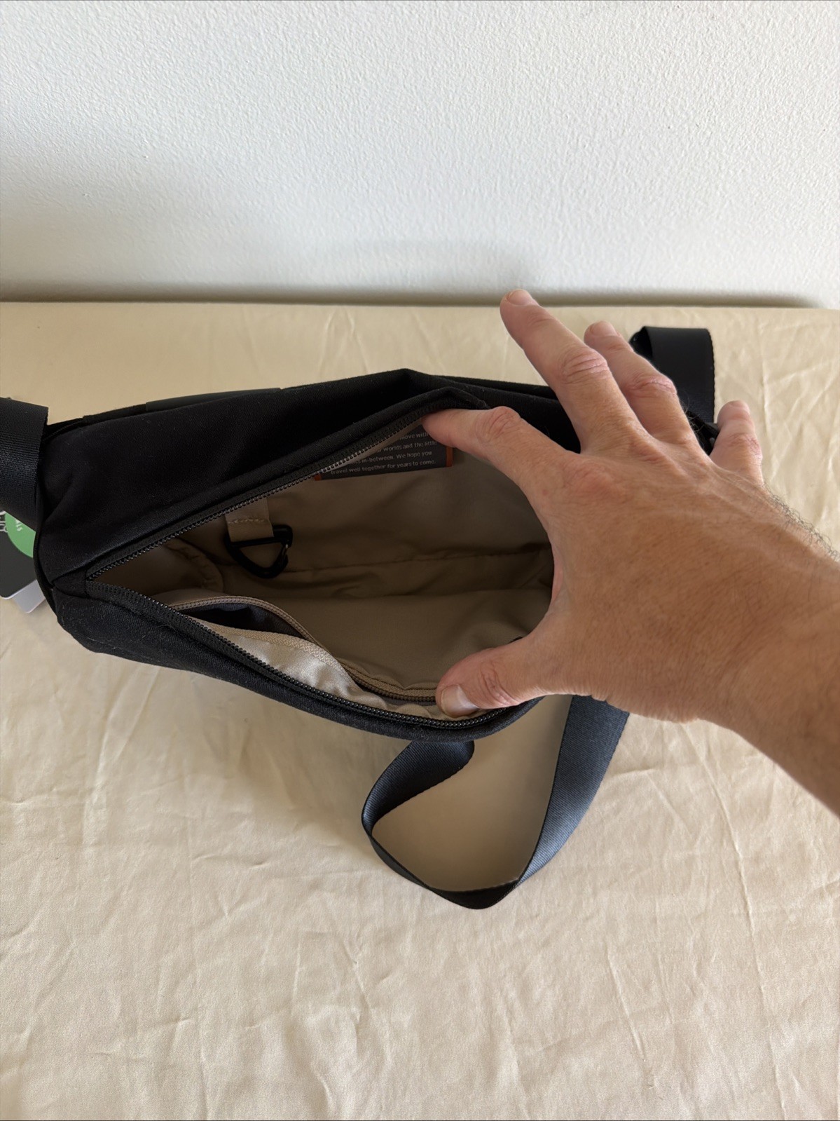 Bellroy Sling Mini 4L Bag Black – EOS Logo – New With Tags