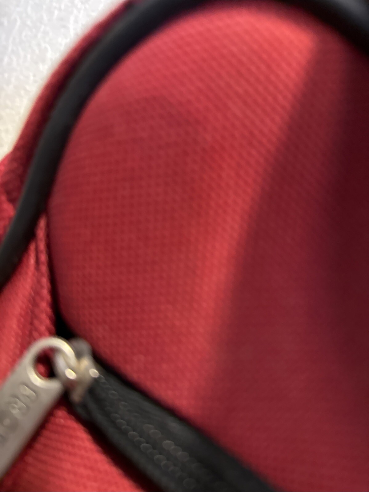 Protocol Messenger Bag Red 10in x 12in x 6in water resistant crossbody strap
