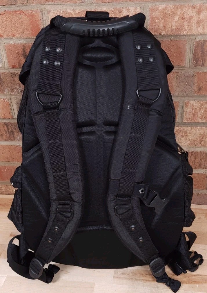 Oakley Software Black Icon Backpack Rucksack Tactical Vintage Y2K Bag