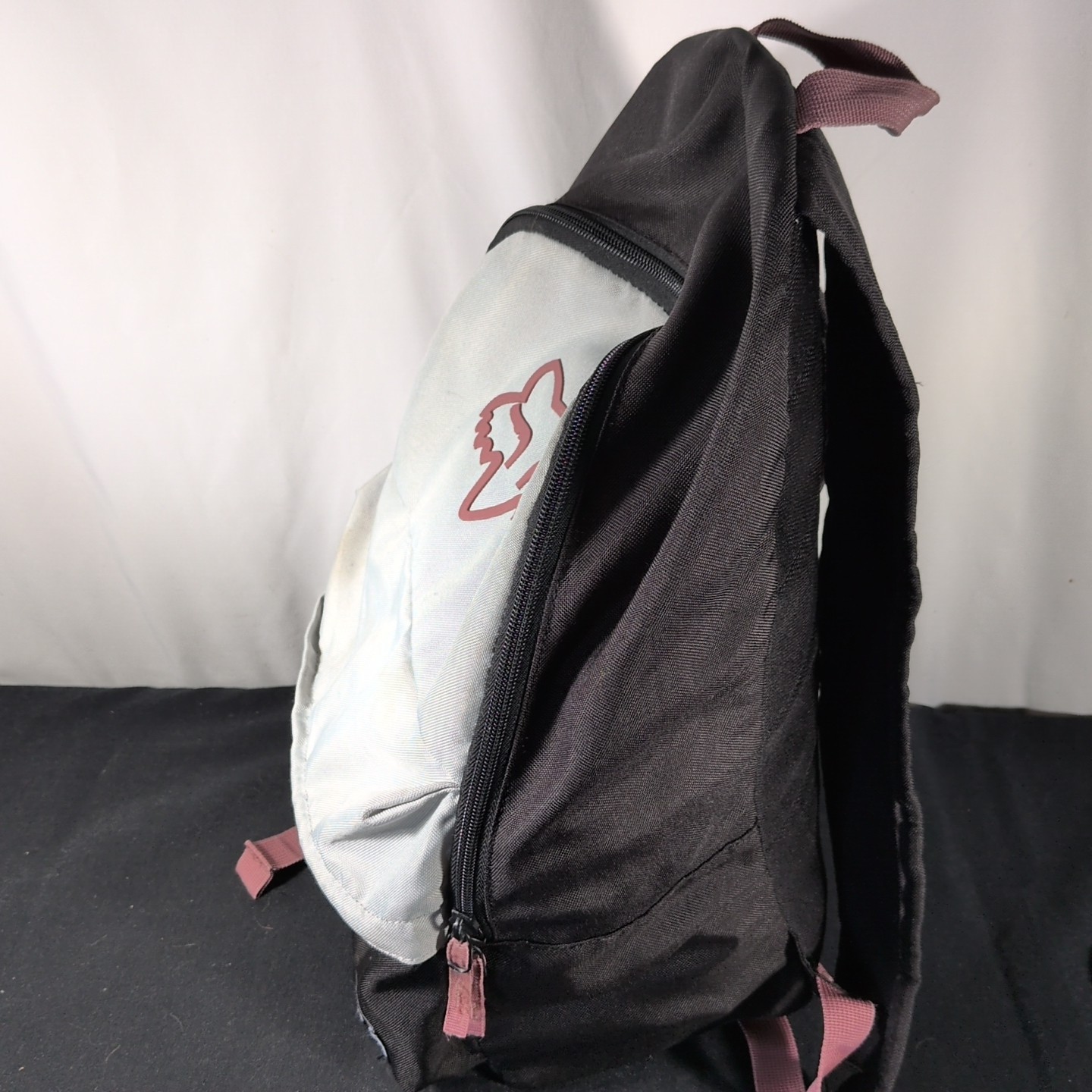 Fox Racing Legacy Backpack School Travel Bag Black Pink Silver Ships For Free