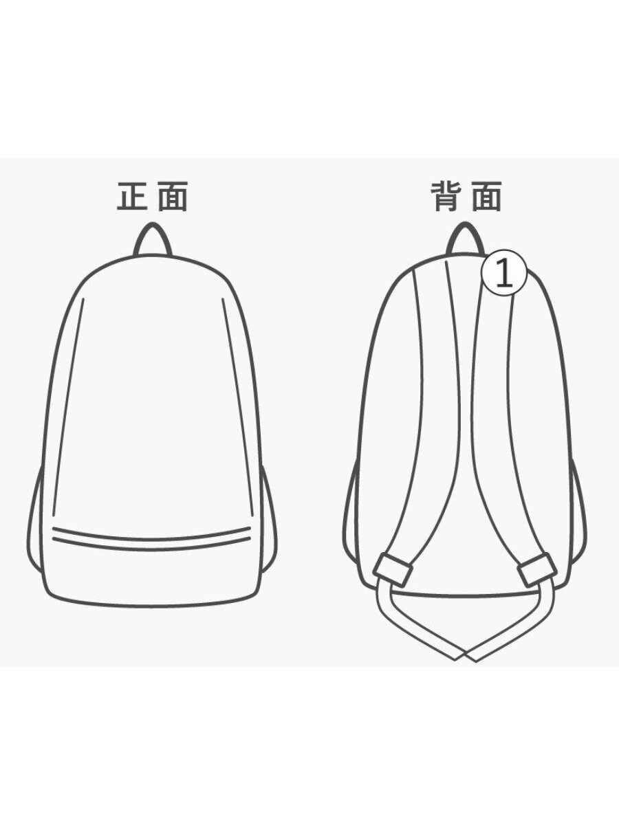 THE BROWN BUFFALO Backpack, Nylon, Black