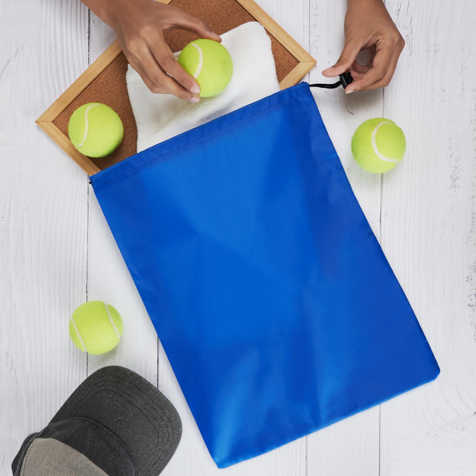 Drawstring Bag with Toggle – Nylon Cinch and Ditty Pouch for Shoes, Pantry, C…