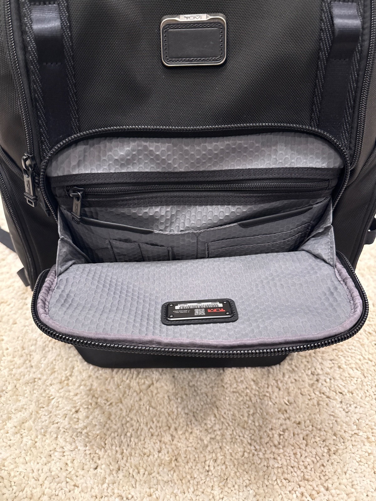 TUMI Alpha Bravo Renegade Backpack Black Ballistic Nylon 17” Laptop 146684-1041