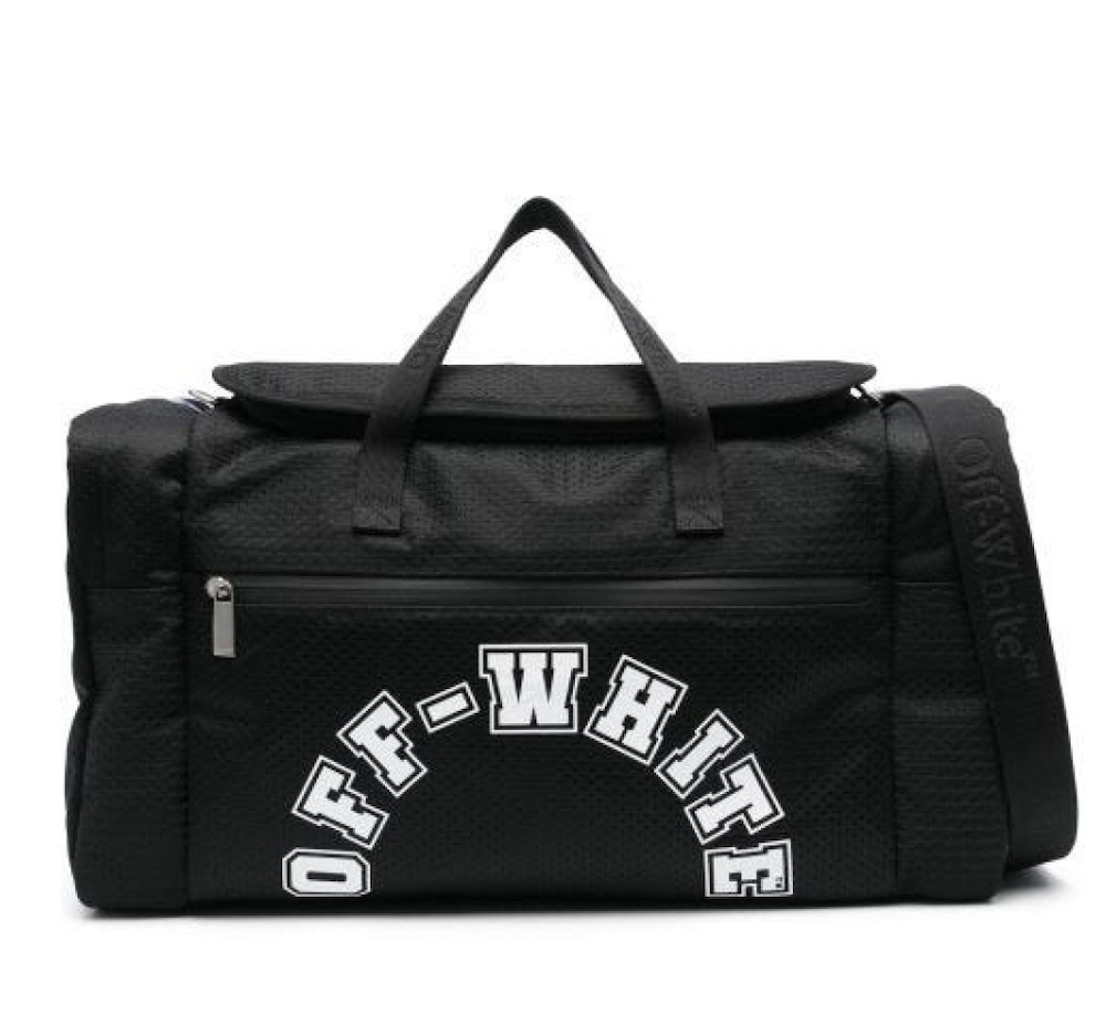 OFF-WHITE OUTDOOR WEEKENDER LOGO DUFFLE BAG MADE IN ITALY OMNL020S24FAB0011001