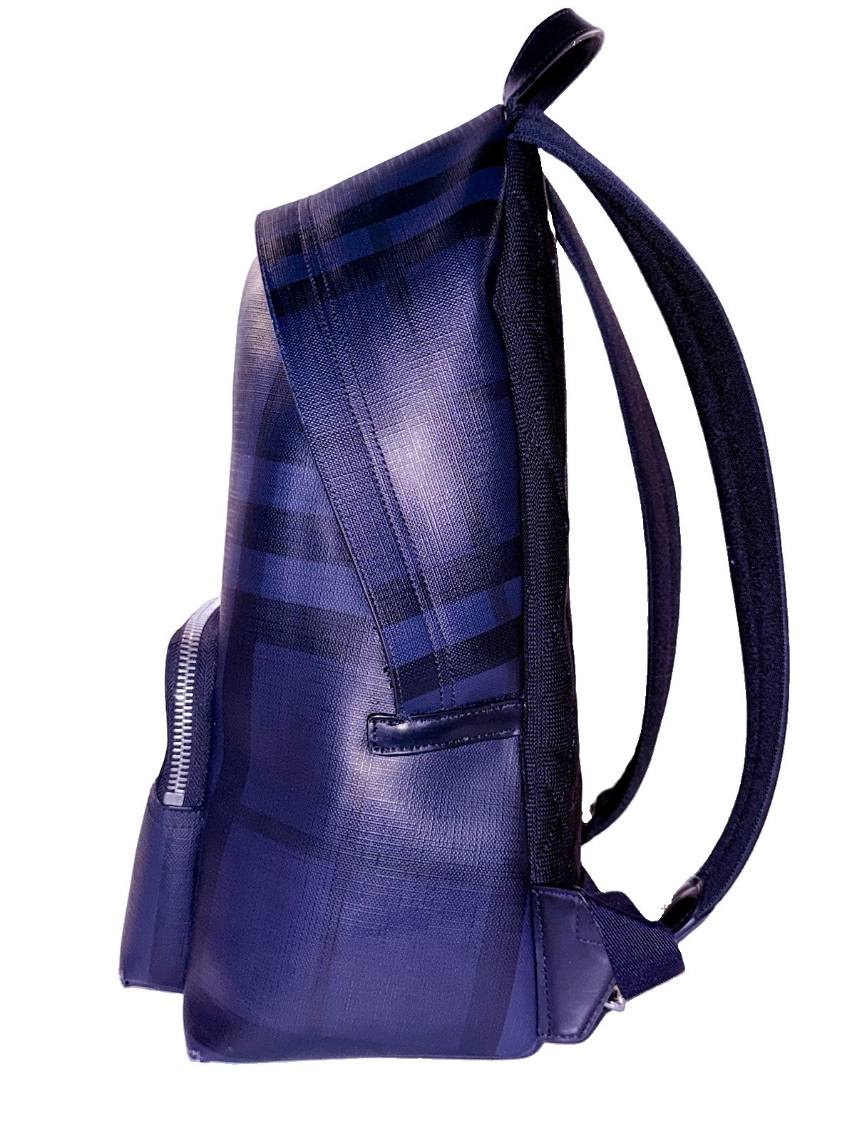 BURBERRY Abbeydale Backpack / Navy Blue London Check