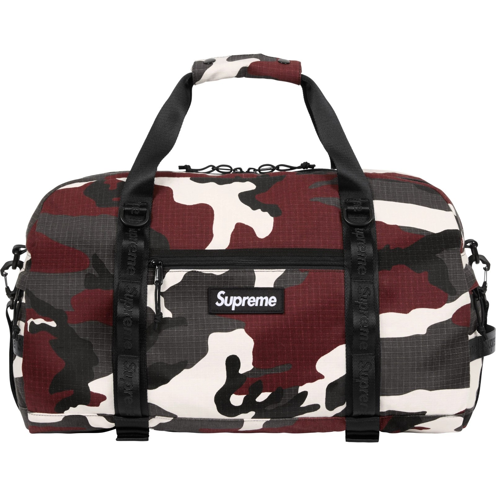Supreme Duffle Bag Black Tan Purple Red Camo 4colors 26SS