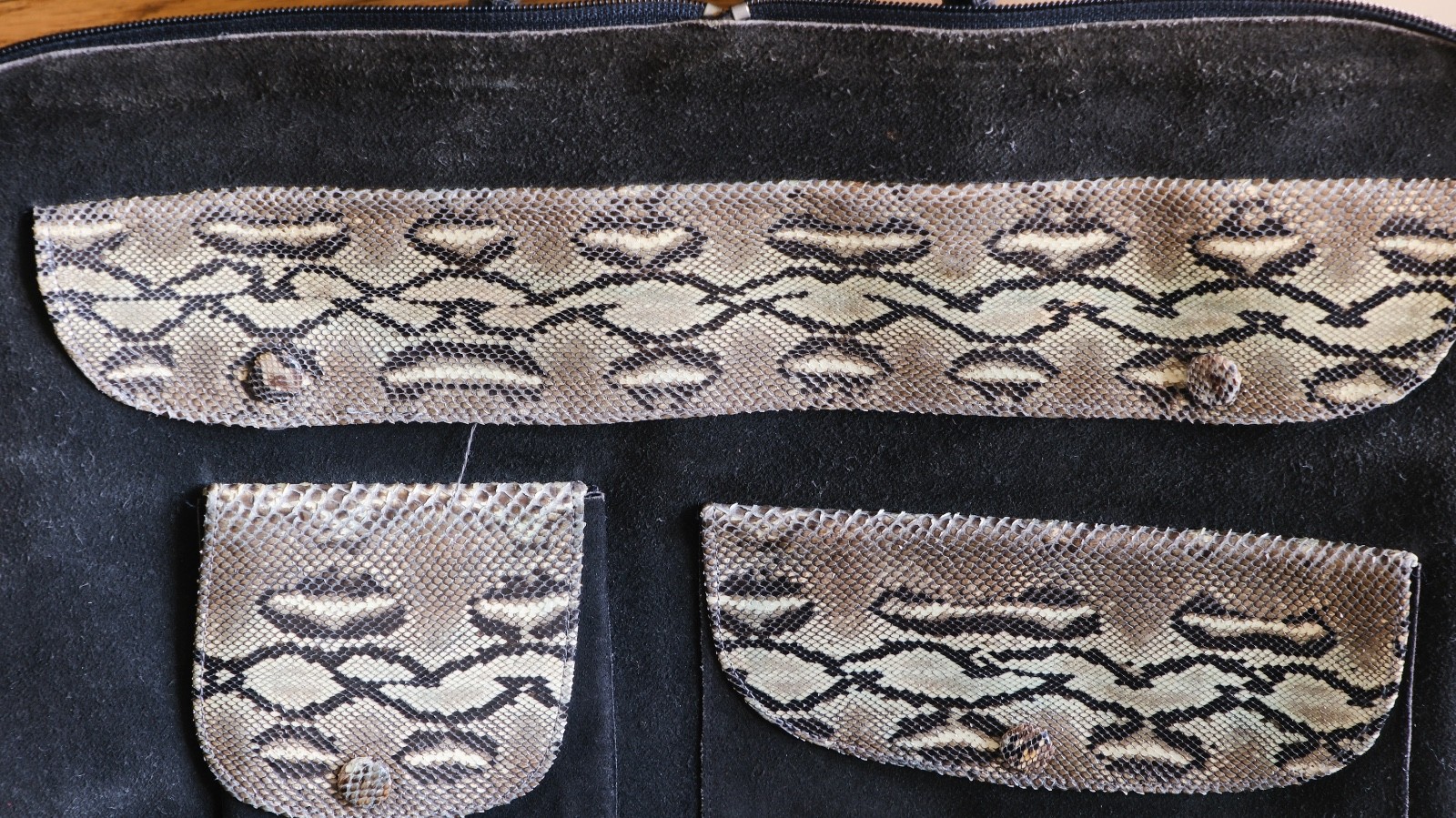 Custom Made Snake Skin Briefcase