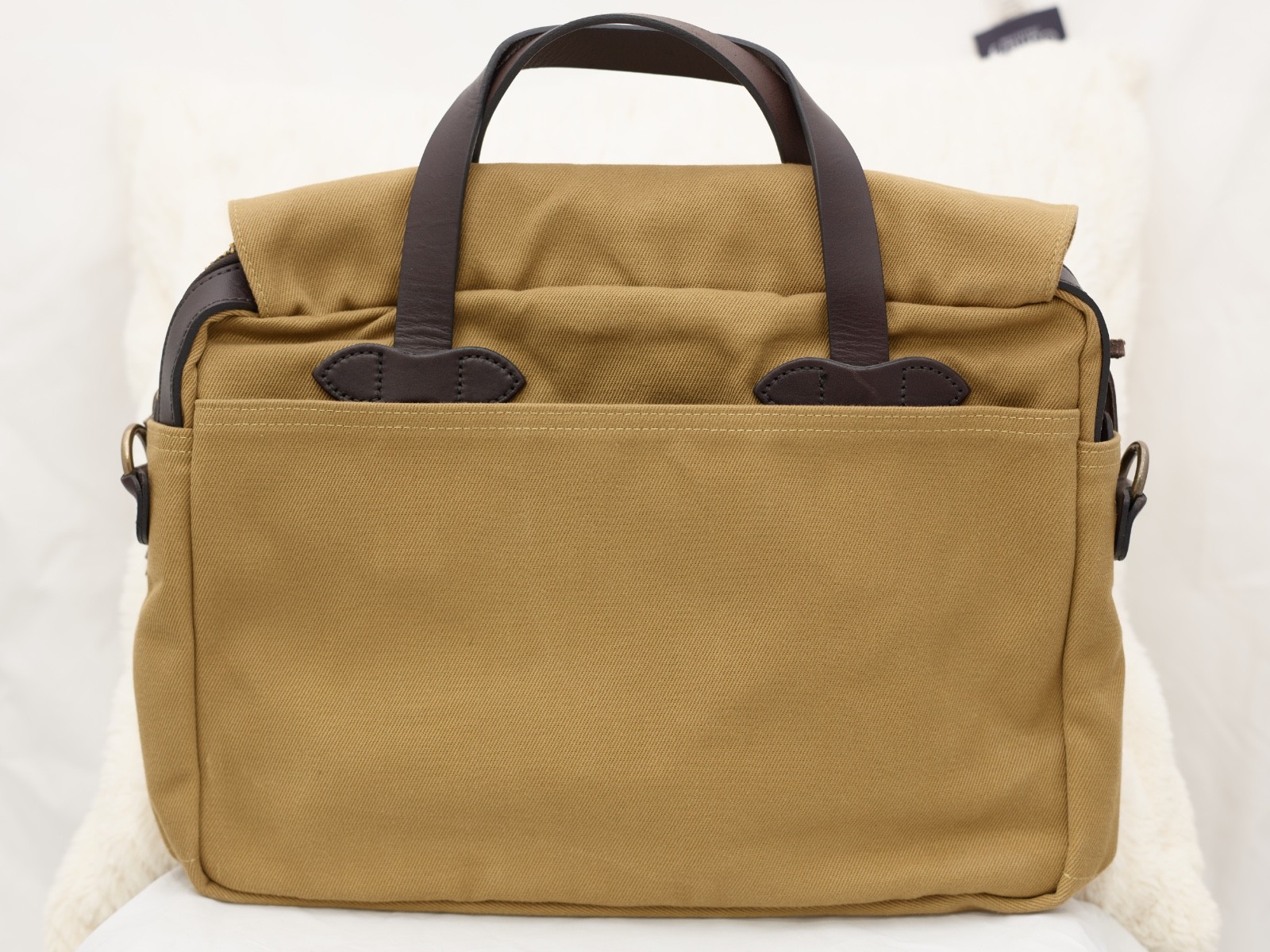 MINT Filson Original 256 Briefcase 2x Bags in Tan and Otter green + 1 Strap