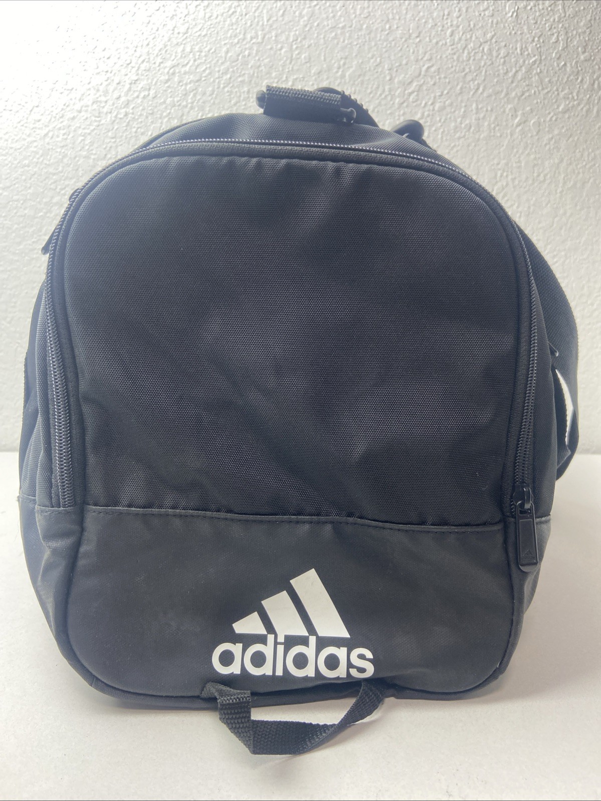 Adidas Athletic Duffel Bag ~ Medium ~ Black & White ~ 18”x 11”x 9”