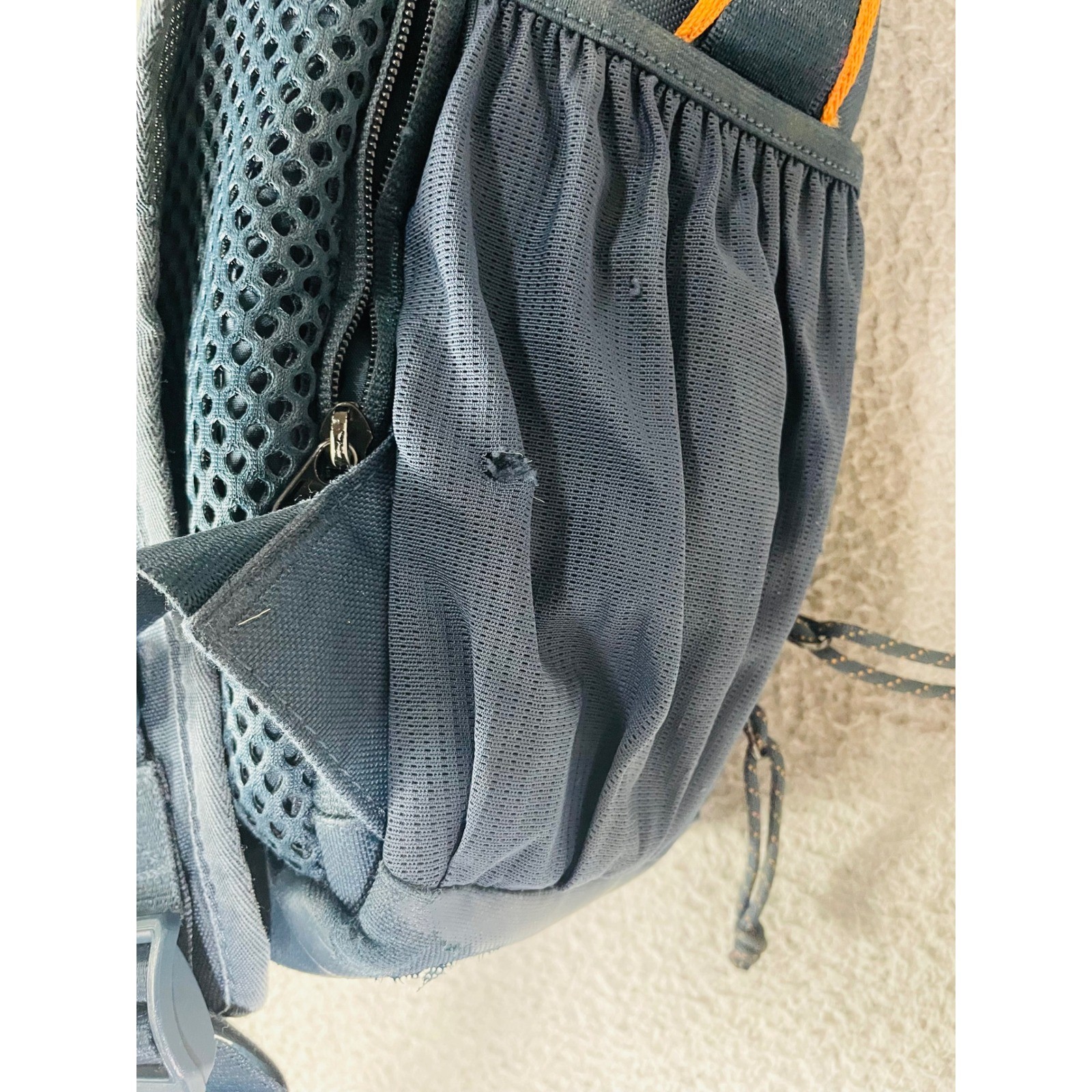 Nike Utility Elite Backpack Navy Blue Orange Training Gym Laptop Bag Air Max