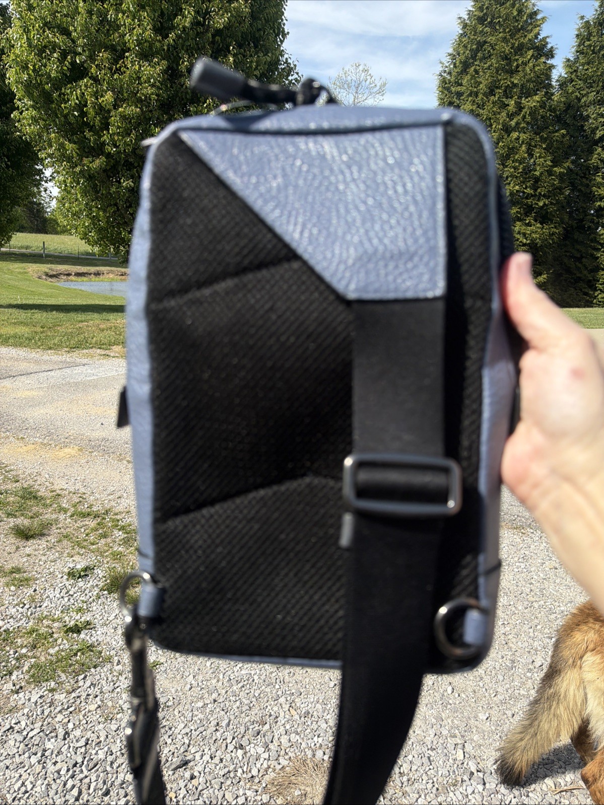 Coach C2950 Turner Pack Pebbled Leather Sling Bag Messenger