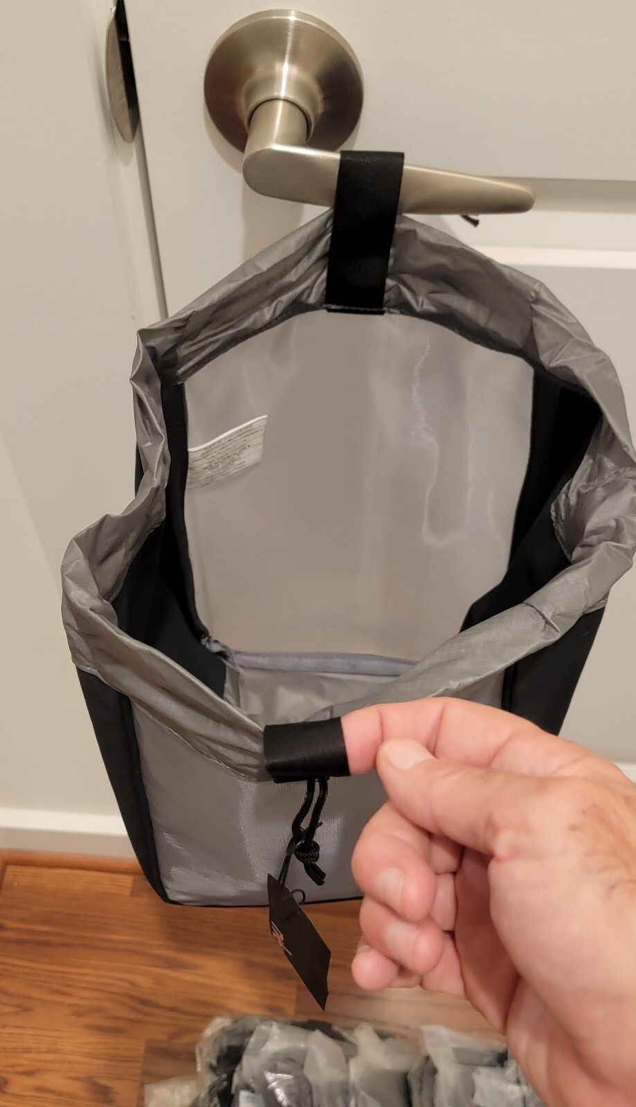 RYU Black Travel Stuff Sack Drawstring Closure Nylon Mesh NIB Original Packaging