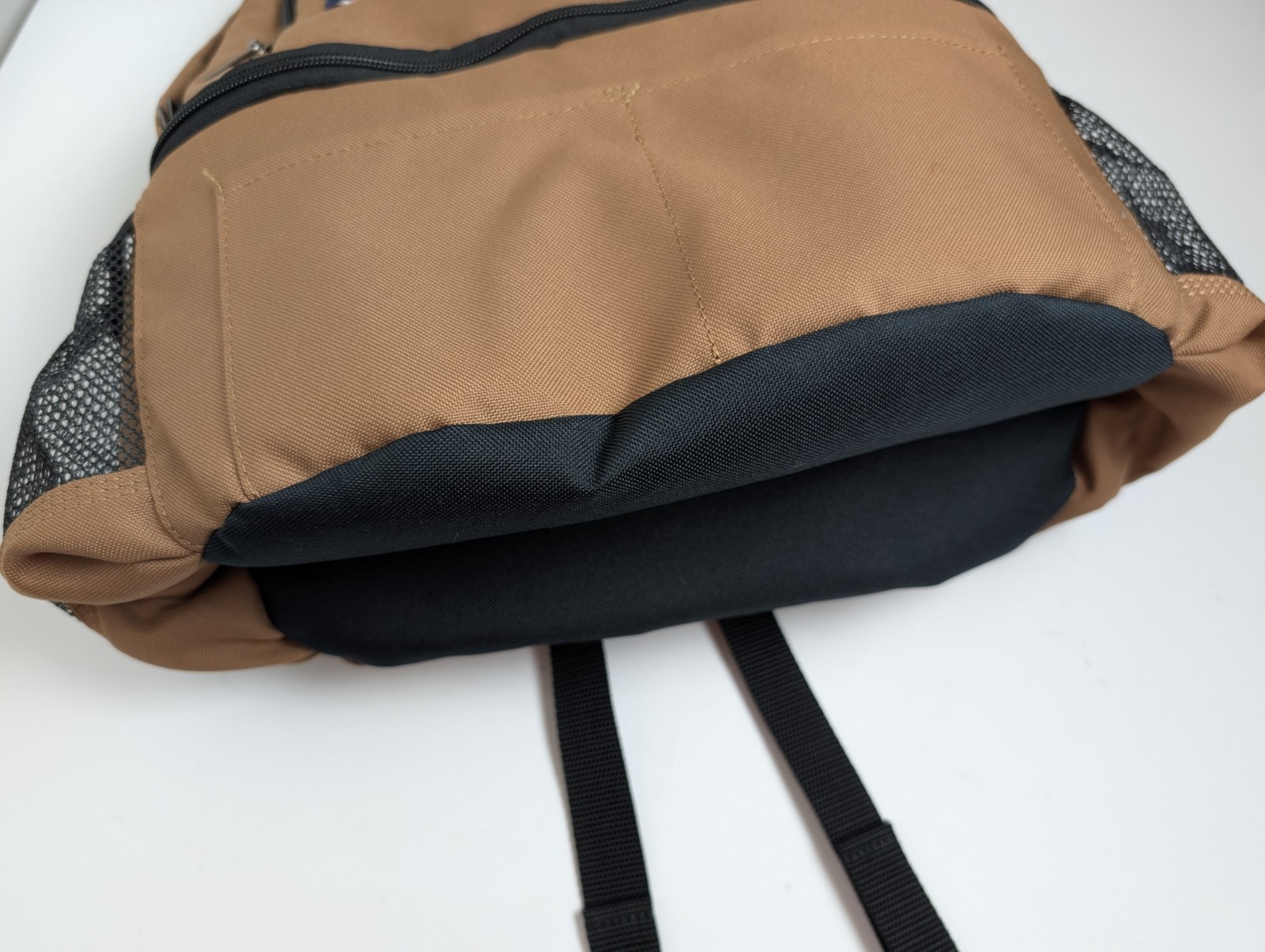 Carhartt Custom 2-in-1 Cooler Backpack – Brown Canvas with Military Patches