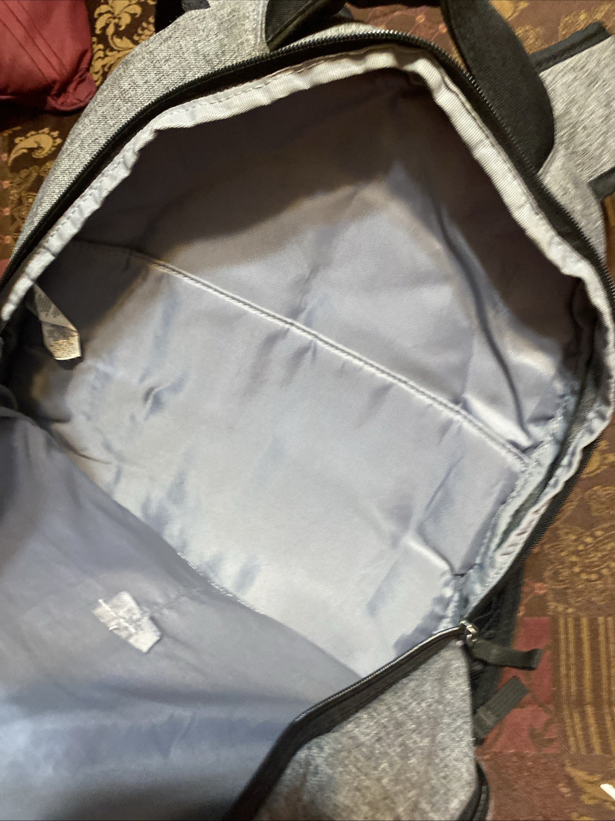 Under Armour Hustle 4.0 Unisex Backpack Heather Gray Black School Laptop Bag