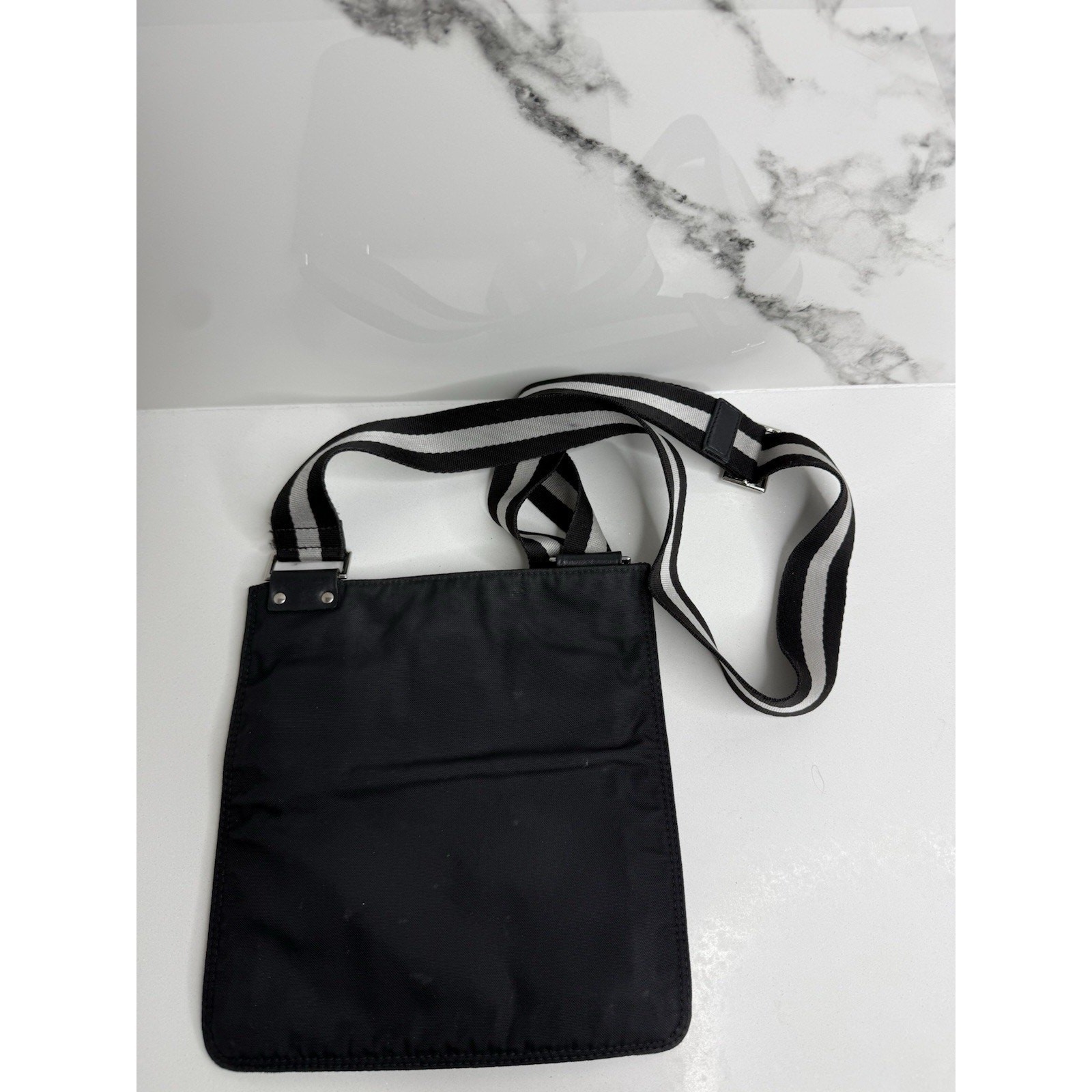 BALLY Bag Shoulder Bag Black TAISTEN SM Bally Stripe TRAINSPOTTING