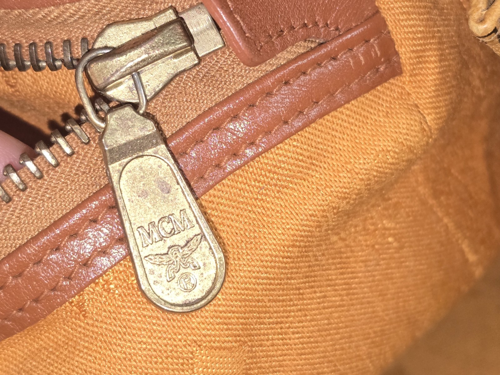 Vintage 🔥 MCM Ottomar Weekender Bag Cognac Viestos duffle