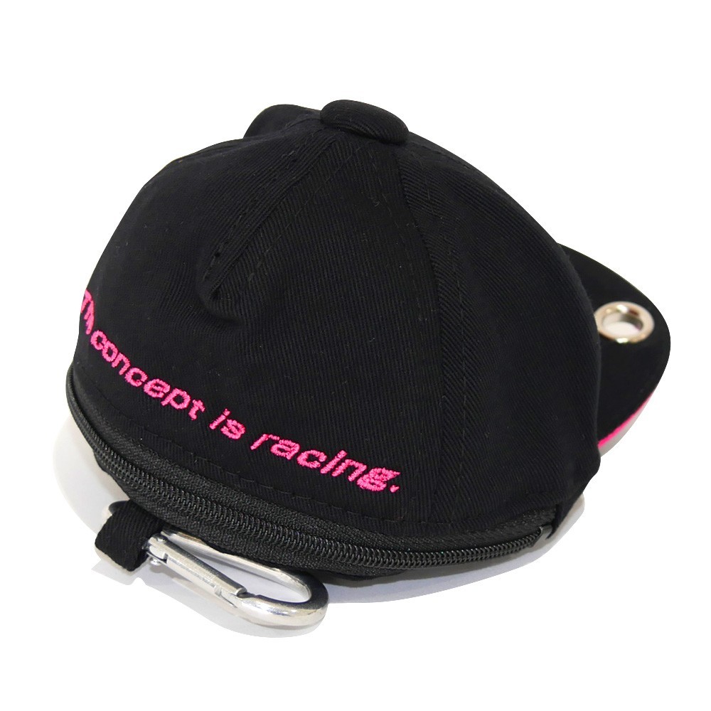 Genuine RAYS Official Cap Mini Pouch – Black/Pink (Rays Goods & Accessories)