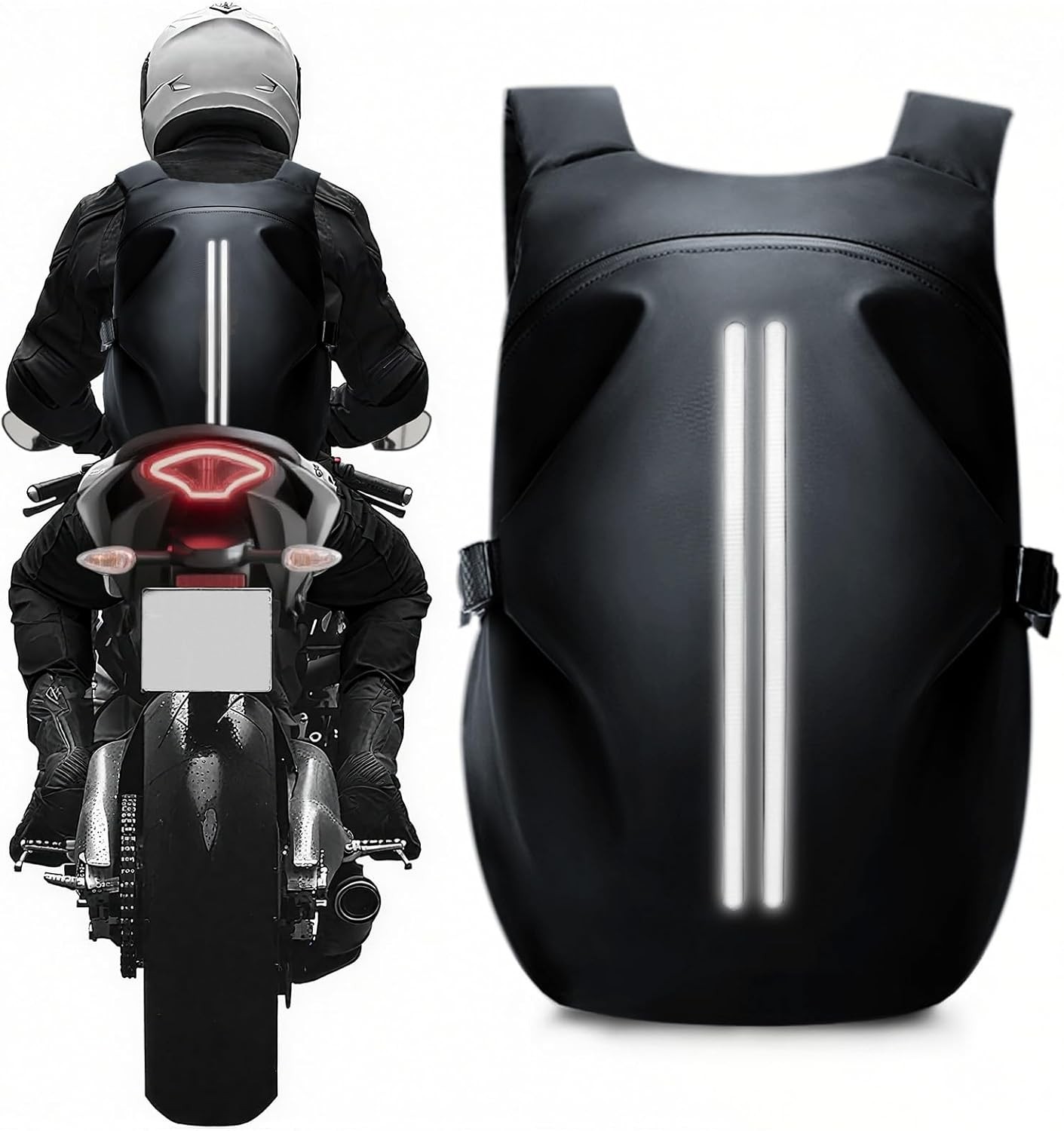 Waterproof Motorcycle Backpack for Men & Women Helmet Bag for Riding