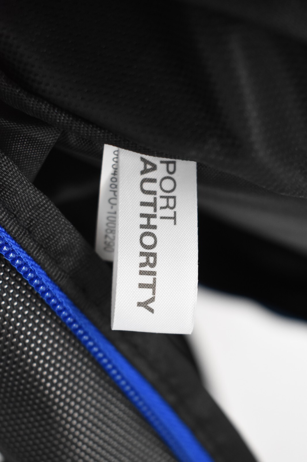 Port Authority BG207 XTreme Backpack Dark Gray/Blue/Shock Blue Zippered Storage