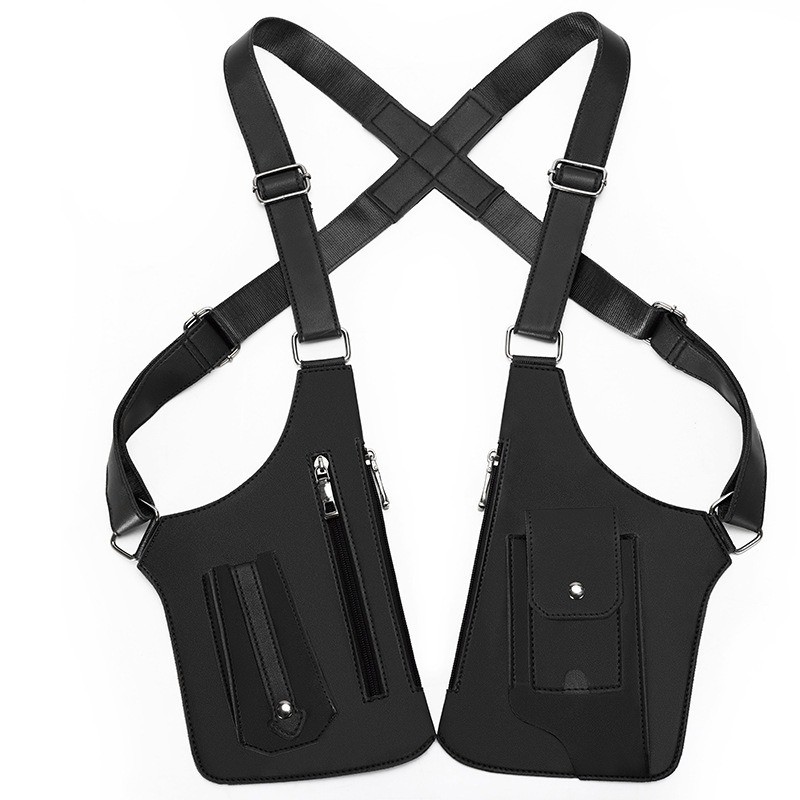 Shoulder Bag, Premium Leather Adjustable Underarm Shoulder Bag for Men