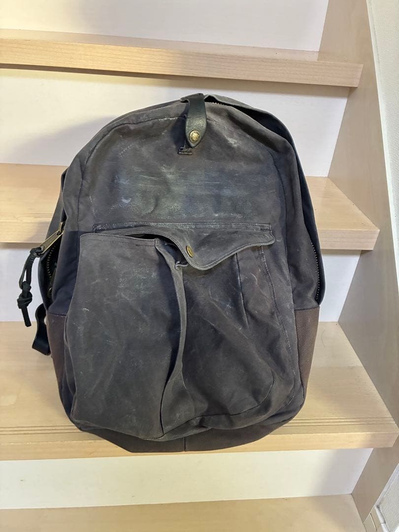 Used Filson Journeyman Backpack Rucksack 44cm 31cm 12cm Size 23L Cigar Color
