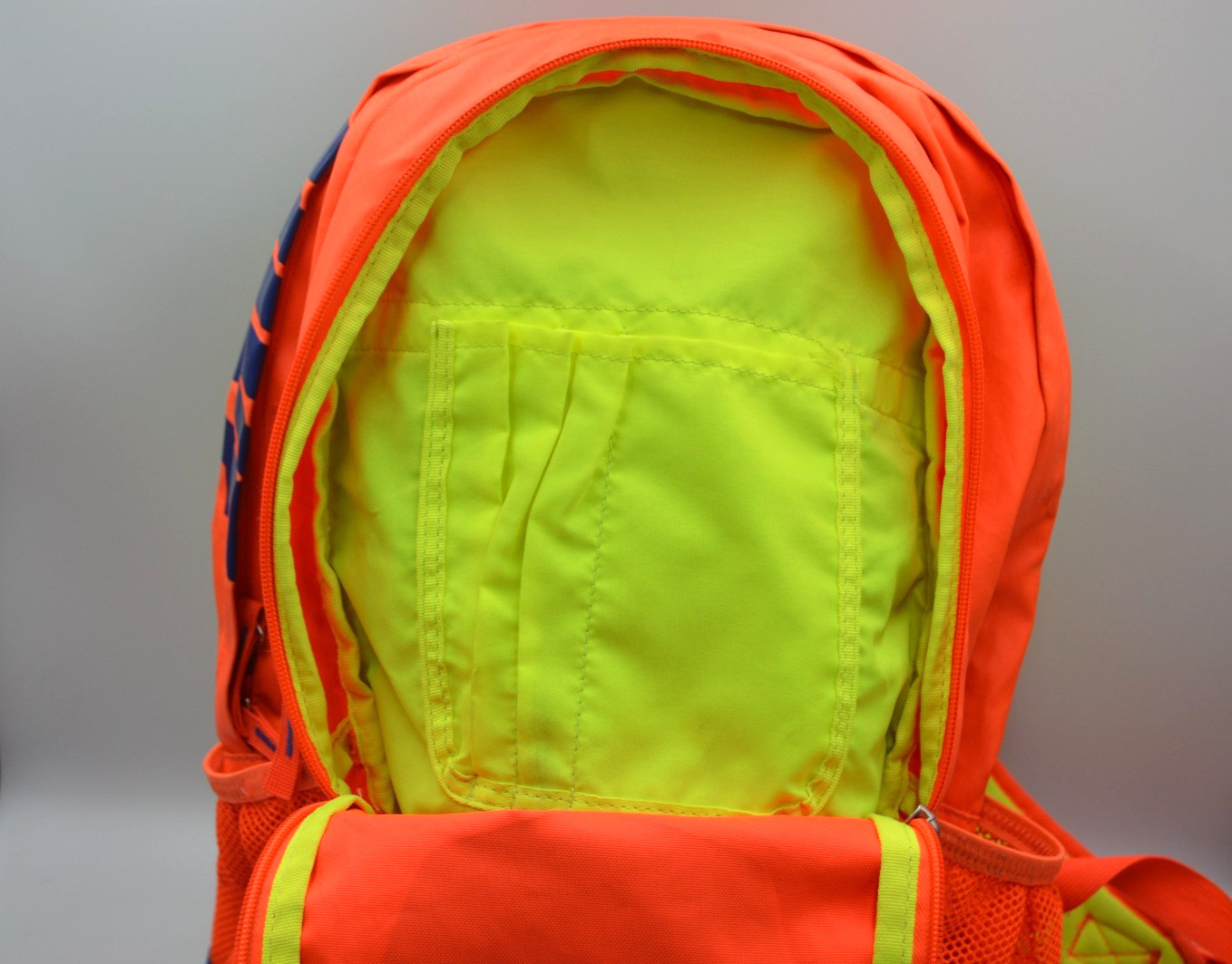 Nike Max Air Backpack Orange Neon Volt Yellow Blue Athletic Sports Bag