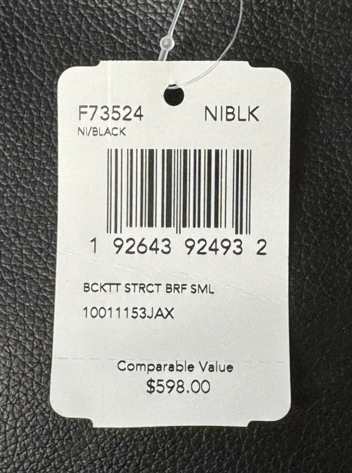 NWT COACH Beckett 2-Way Structured Black Leather Shoulder Business Briefcase New