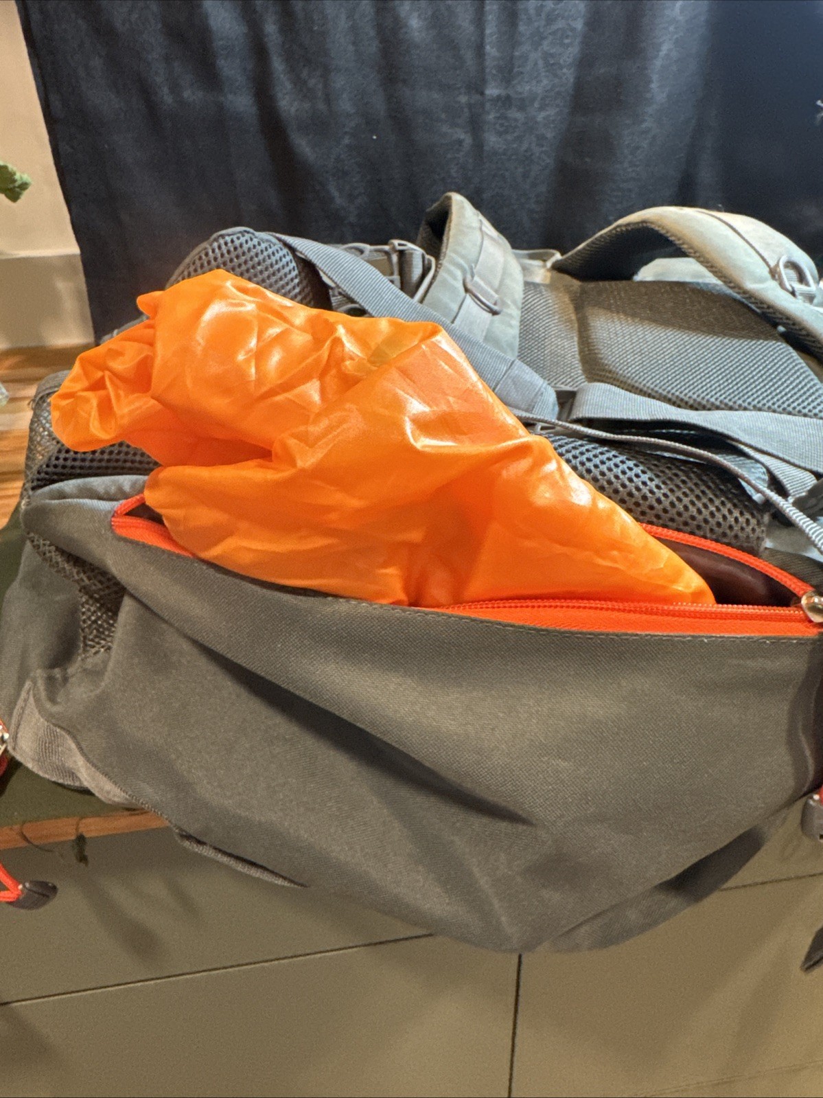 Cabin Max Equator Travel Backpack 44L Flight Approved Carry On Grey Orange