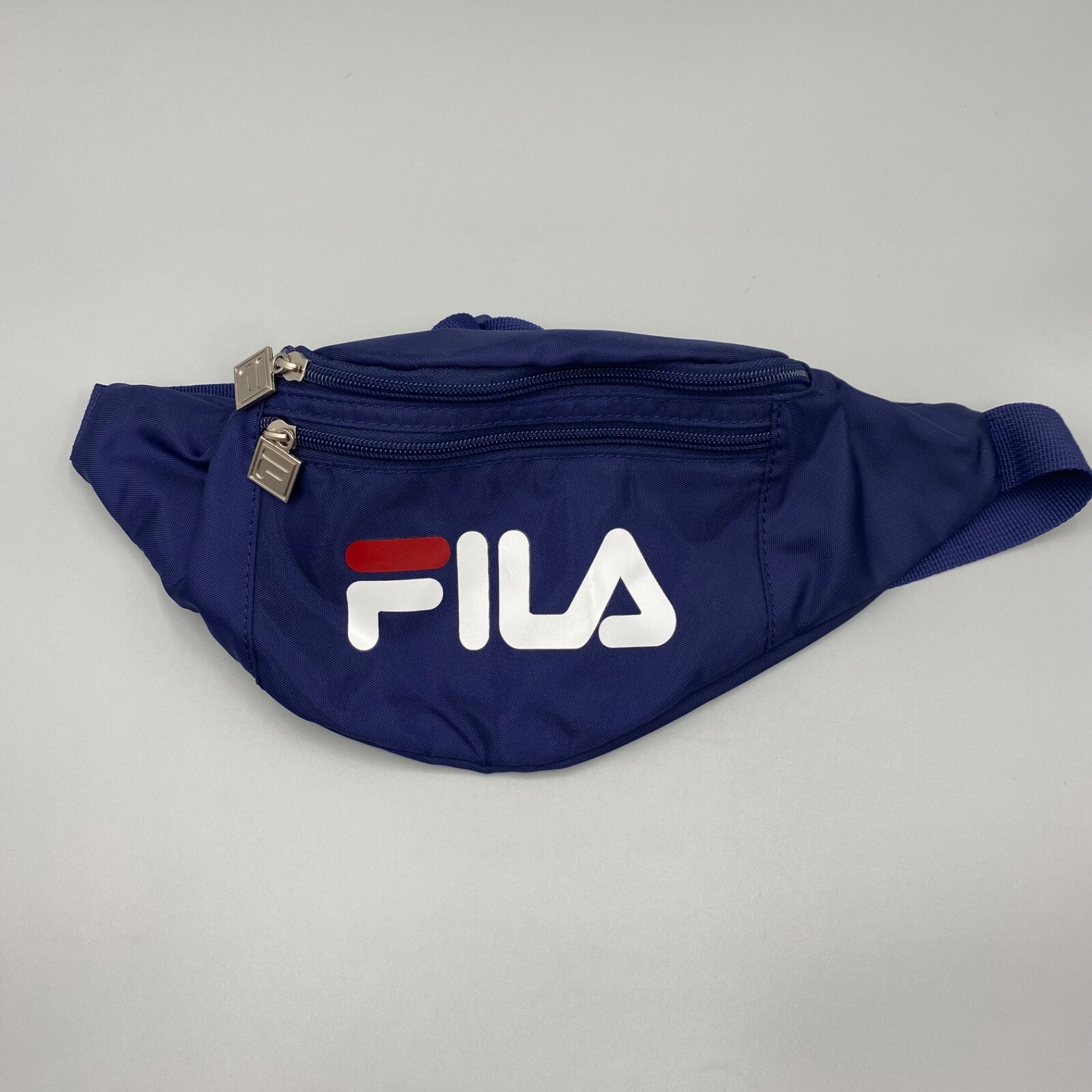 FILA Fanny Pack Waist Pouch Unisex Navy Blue Retro Adjustable Strap Logo Classic