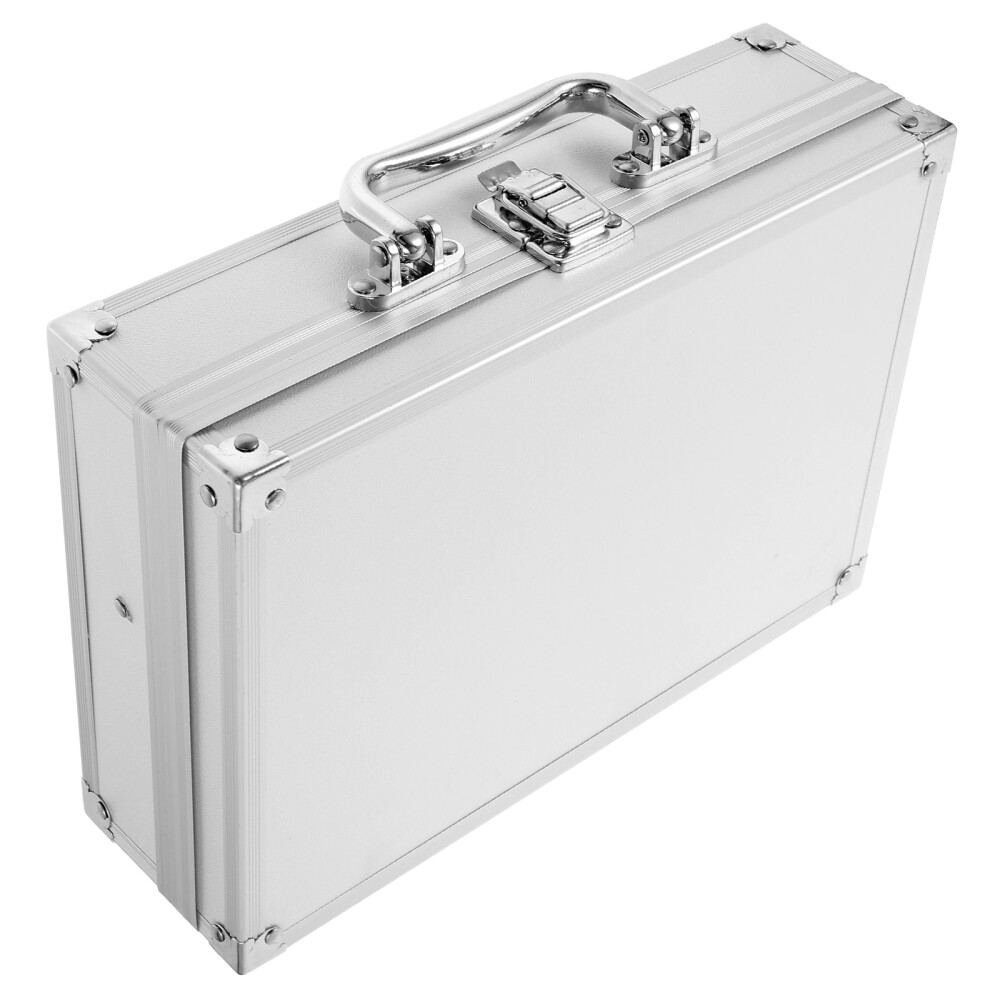 Hard Briefcases for Men Aluminum Carrying Holder Handheld Travel Office