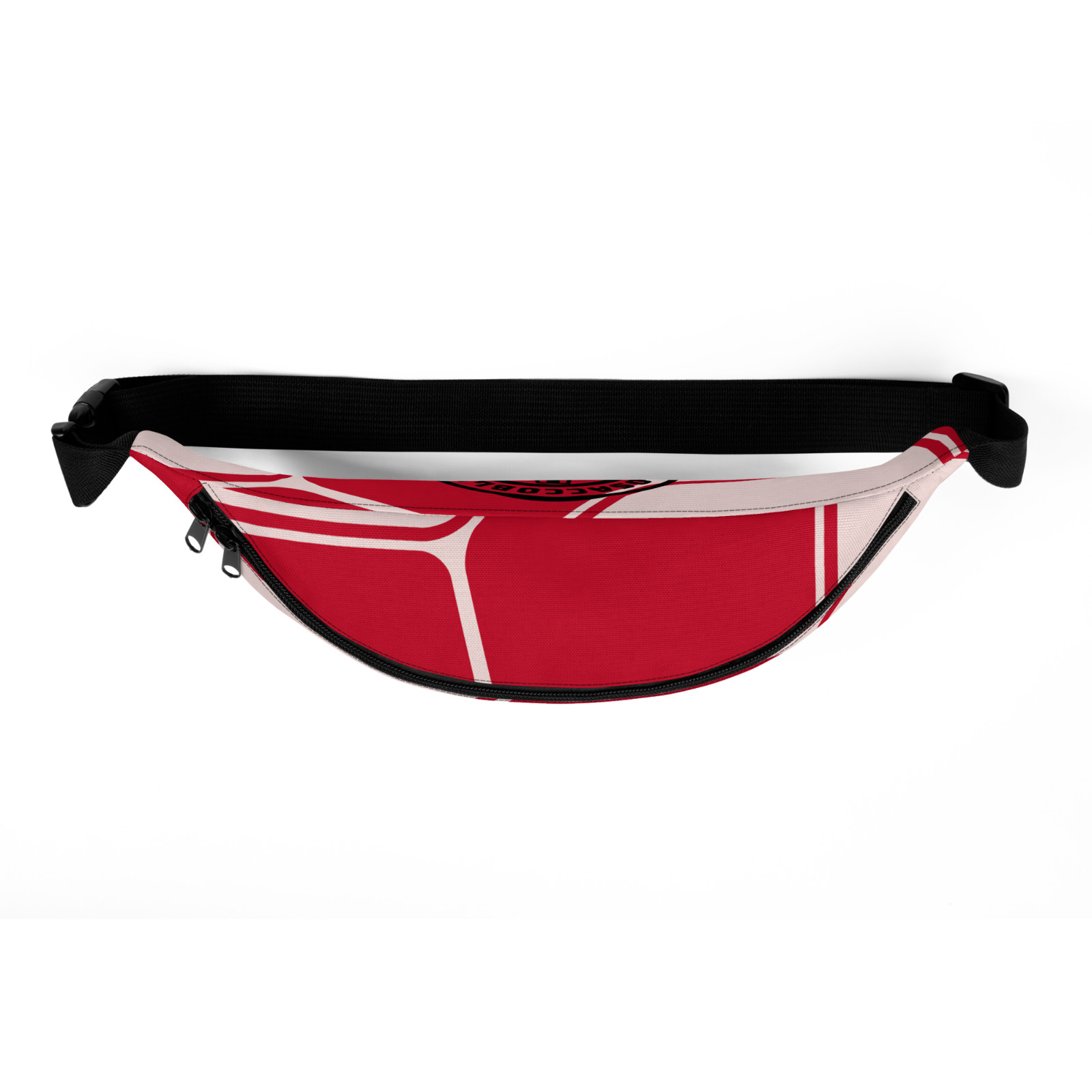MOSACCOBLUE ABSTRACT RED Fanny Pack