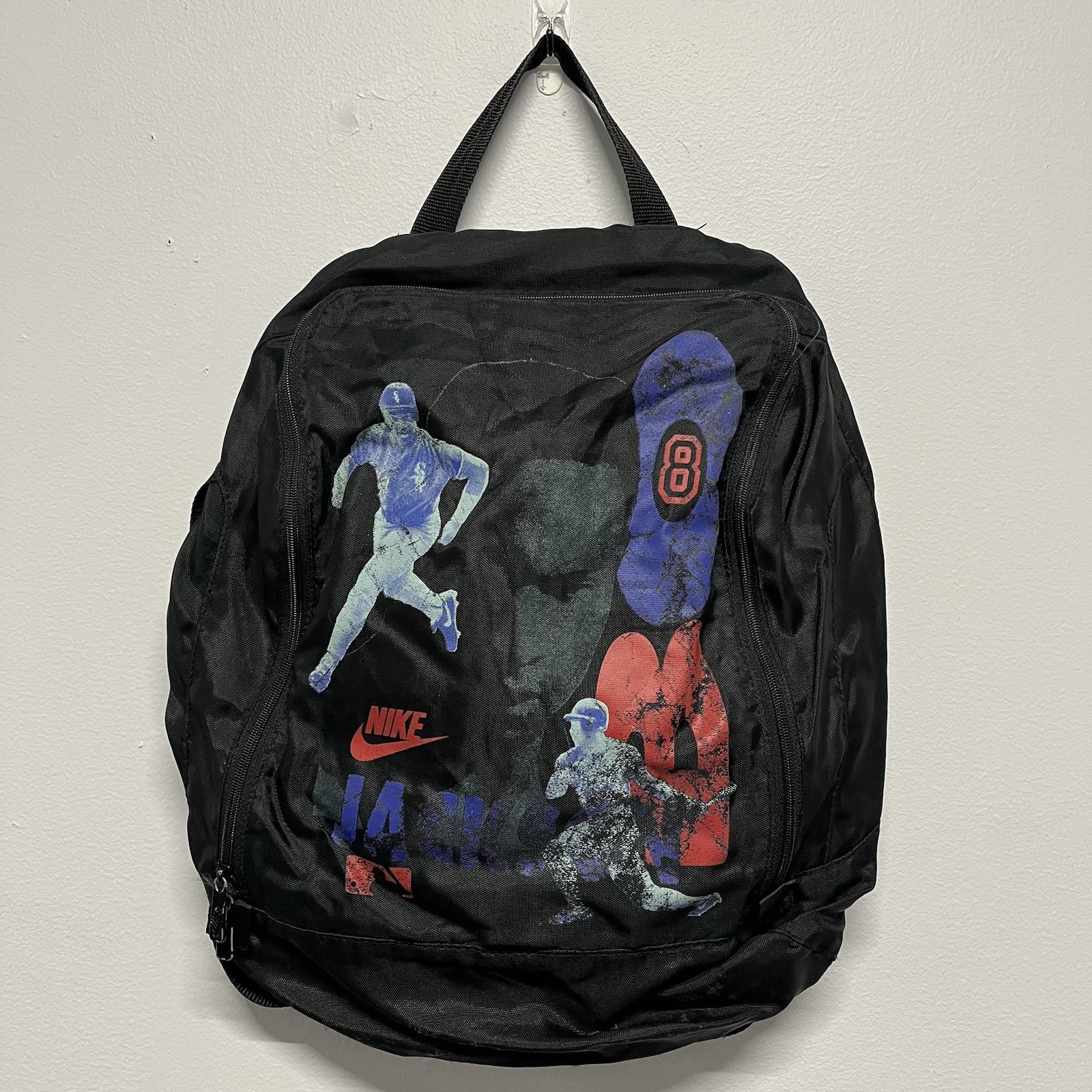 Vintage Nike Air By Bo Jackson Backpack Book Bag RARE