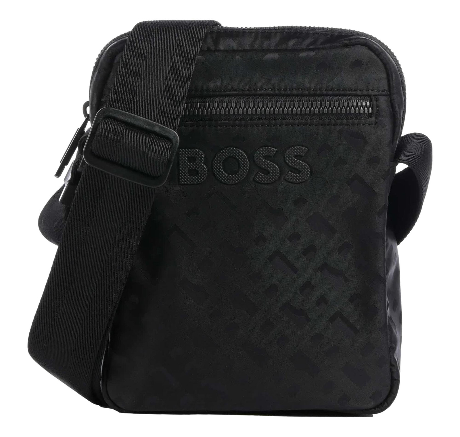 BOSS men’s logo shoulder strap BB Catch 3 0 JM NS zip 50541467 color black