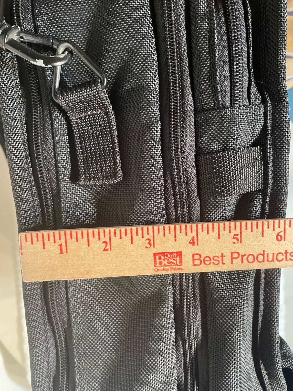 Tumi 18″ Expandable Laptop Briefcase 2621D3 Black Balistic Nylon Nice Condition