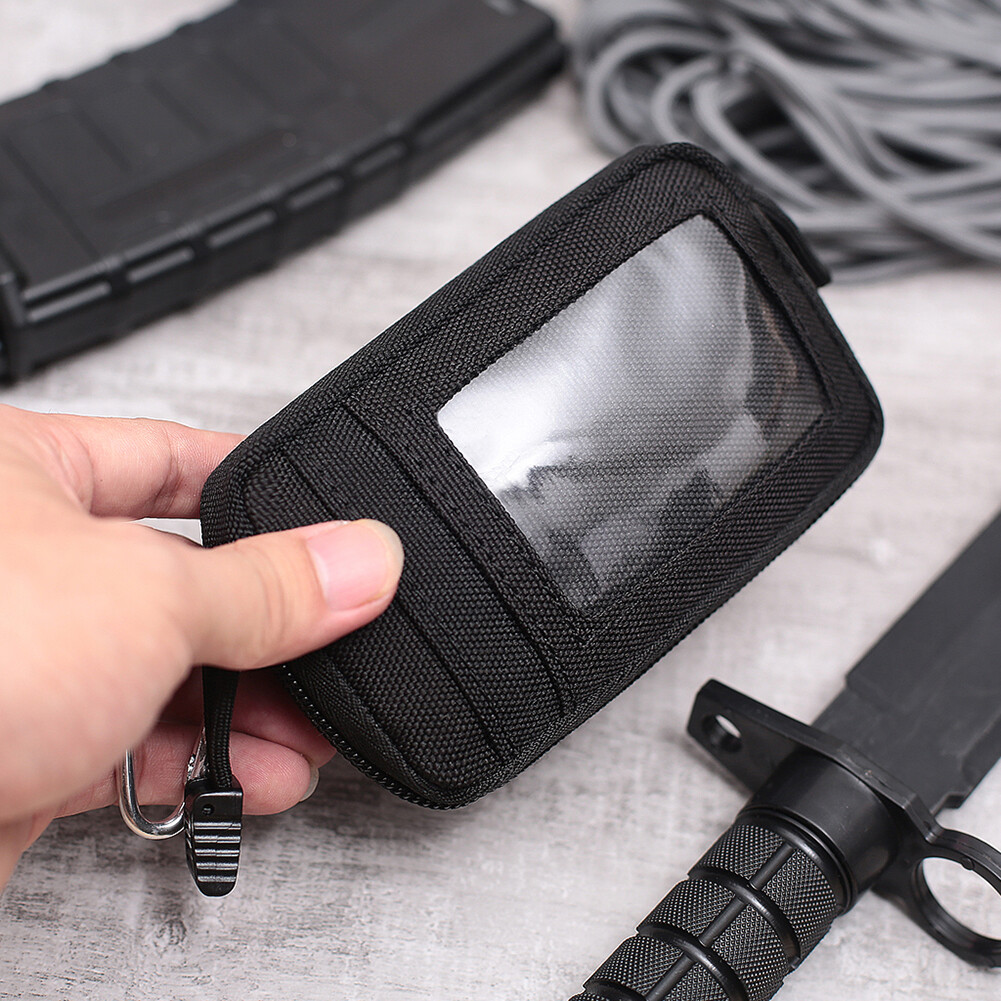 Tactical Small EDC Key Coin Holder Purse Pocket Wallet Waist Belt Bag Pouch Case