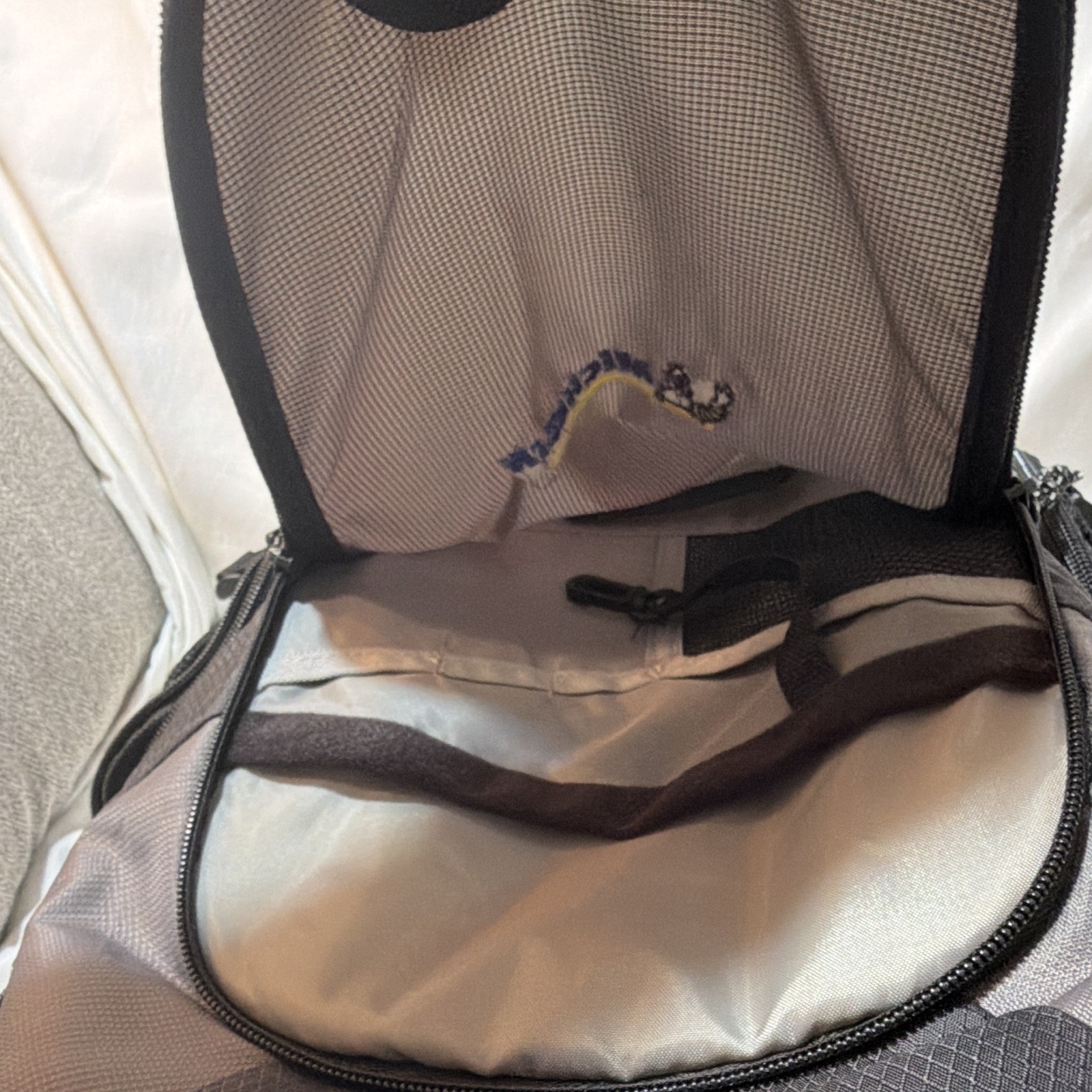 Michelin Bibendum VTX Backpack Gray Black Multi Pocket Adjustable Strap Gemline